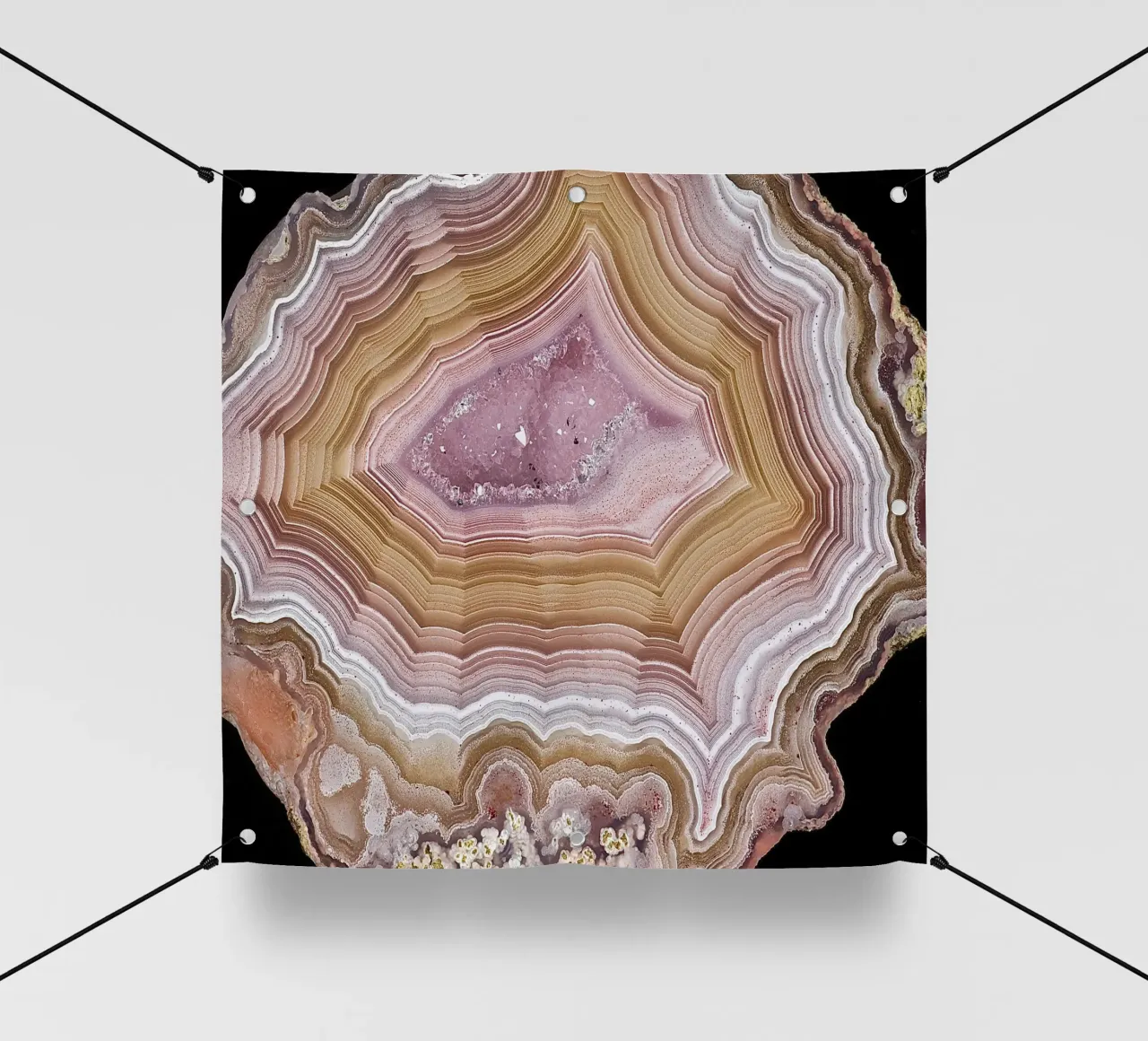 Texture fetta d'agata 29 telo in pvc da Gemstone Textures