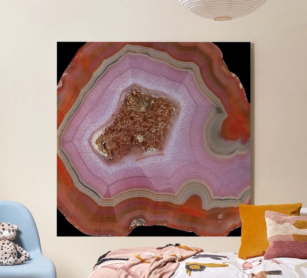 Agata Fetta Texture 30 plexiglass da Gemstone Textures