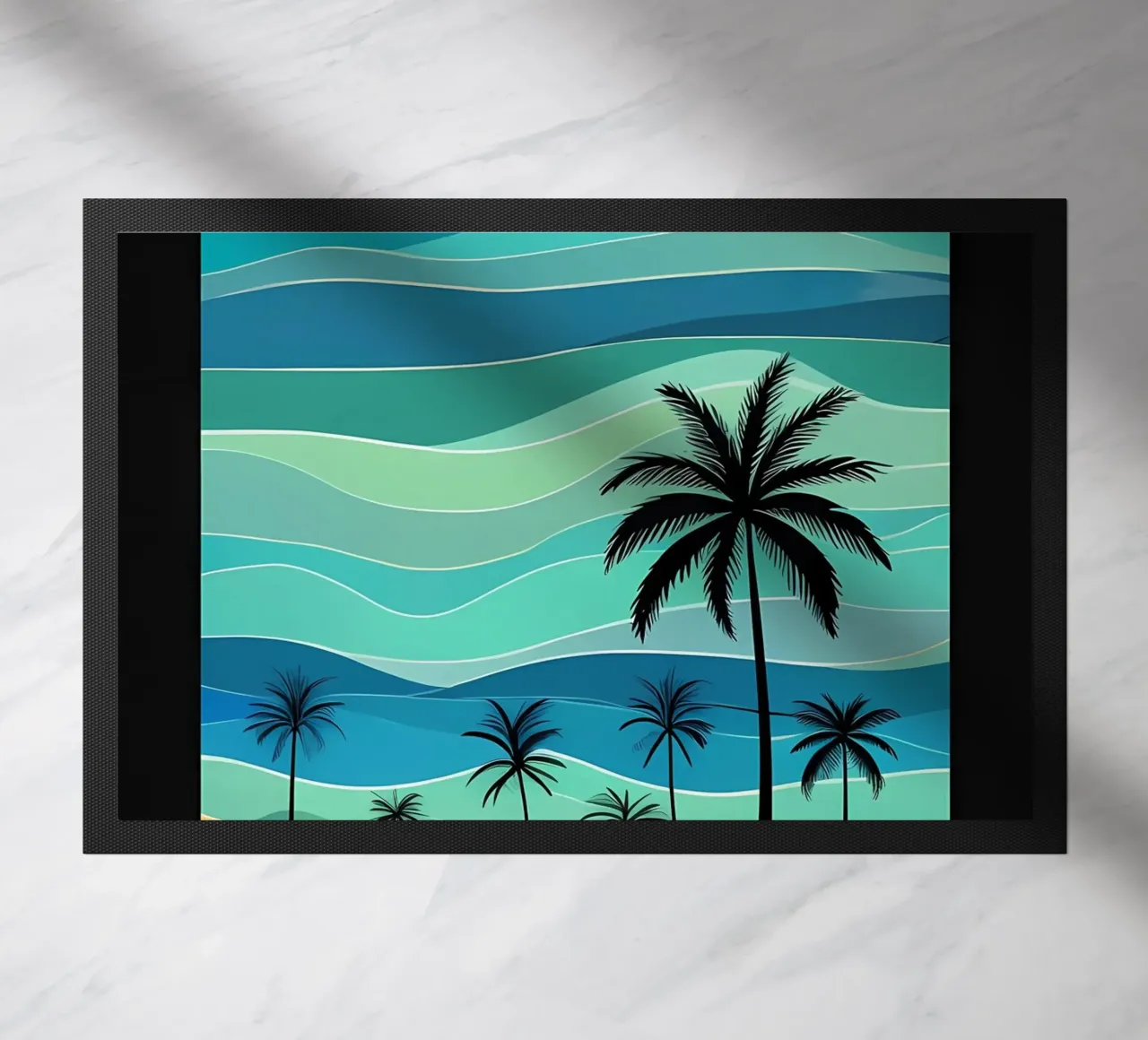 Spiaggia Ocean Breeze Retro zerbino da inspirational quote