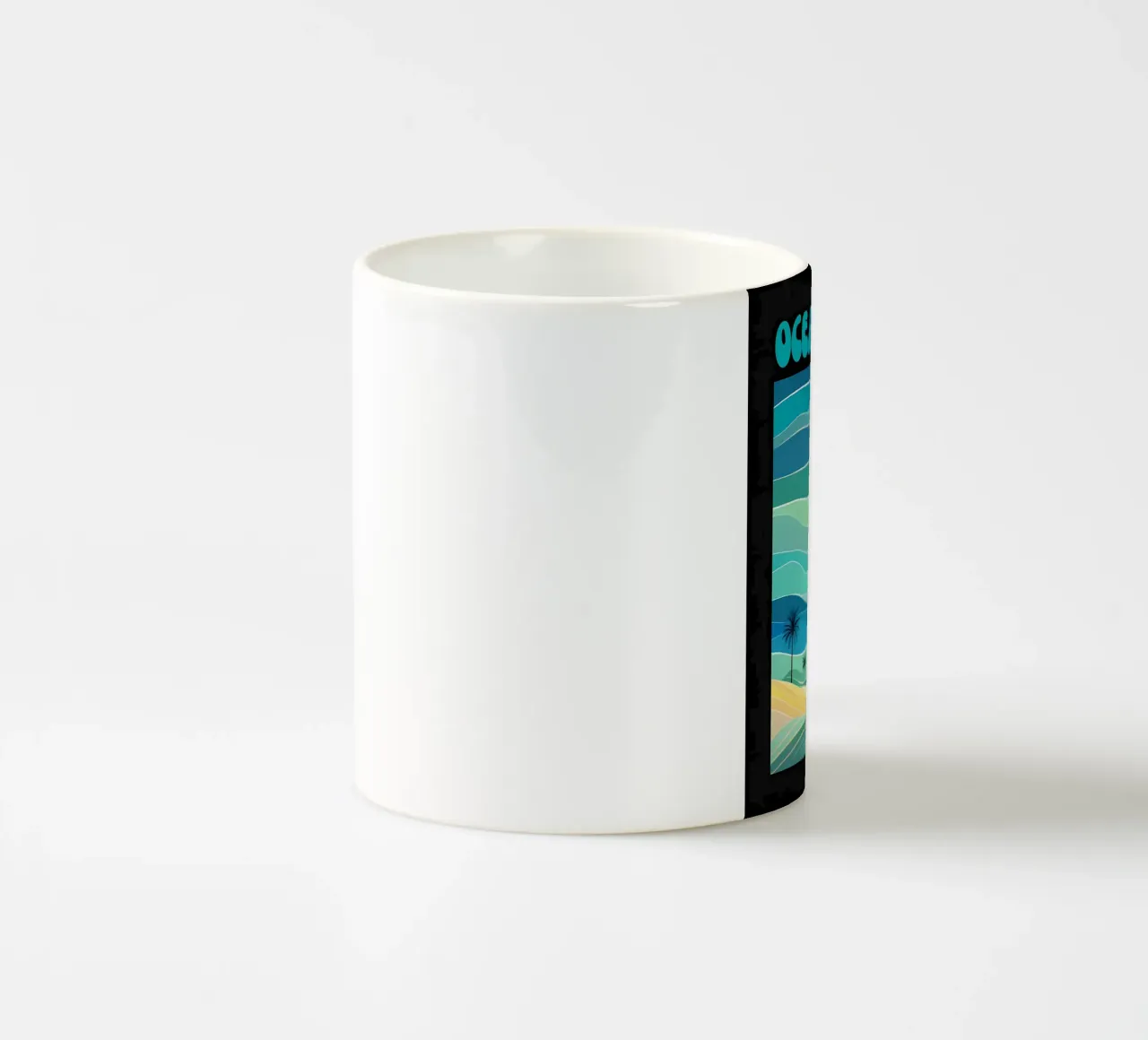 Spiaggia Ocean Breeze Retro tazza in ceramica da inspirational quote