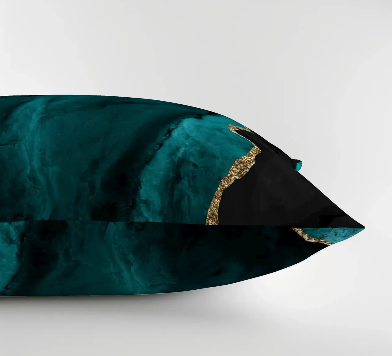 Texture agata oro e verde acqua 01 cuscino da Gemstone Textures