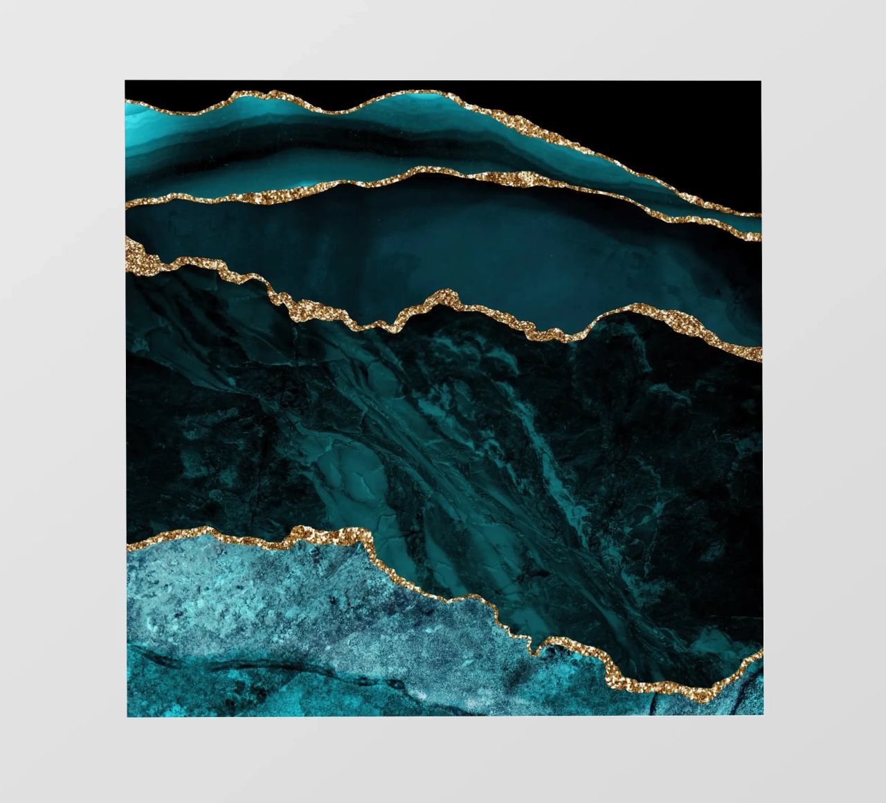 Texture Agata oro e verde acqua 02 telo in pvc da Gemstone Textures