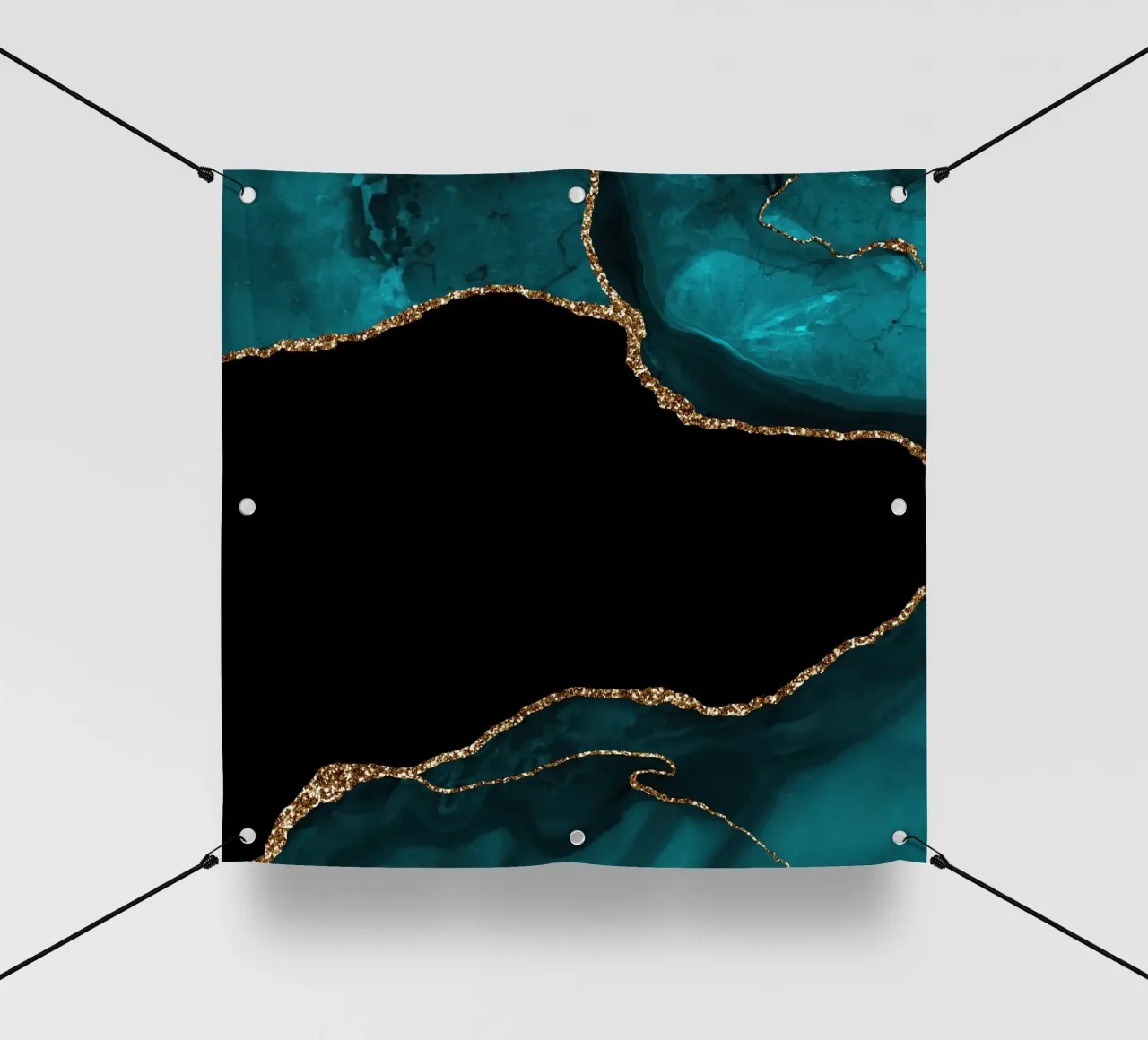 Texture agata oro e verde acqua 04 telo in pvc da Gemstone Textures