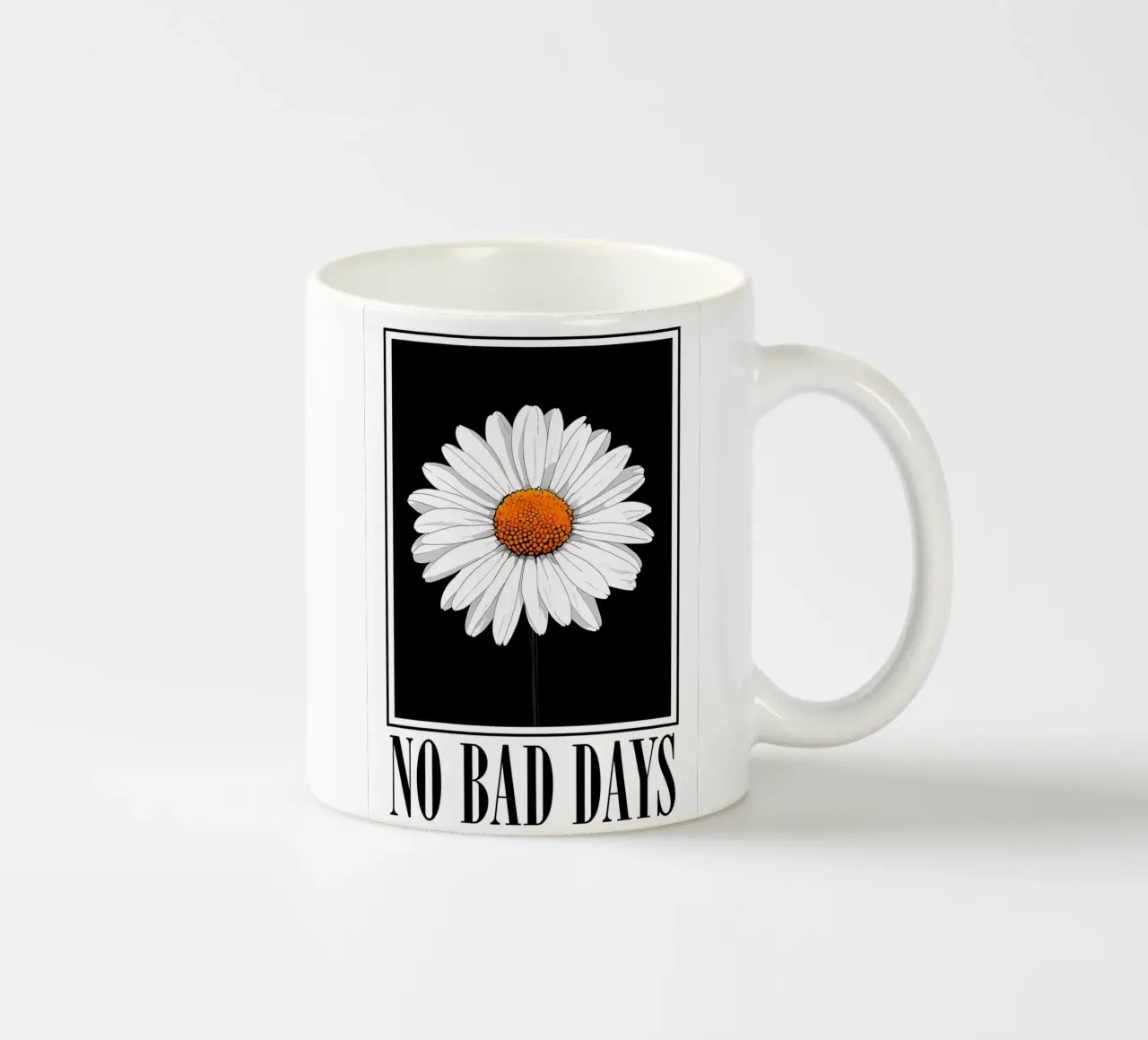 Niente giorni difficili Daisy tazza in ceramica da inspirational quote