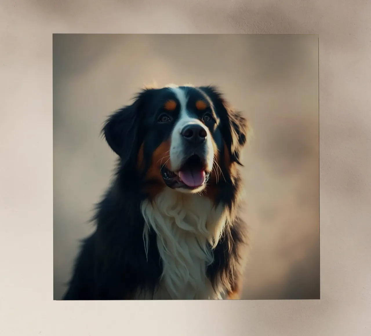 Beautiful Bernese Mountain Dog #176 backlit film by Yumis.Beargang.and.Me