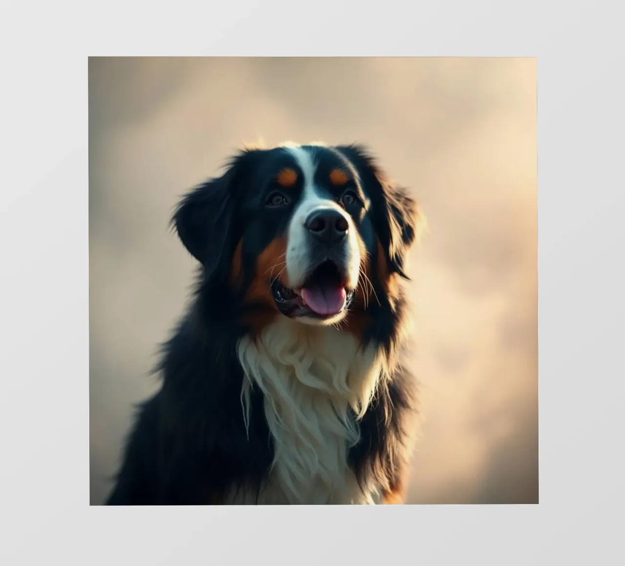 Beautiful Bernese Mountain Dog #176 backlit film by Yumis.Beargang.and.Me