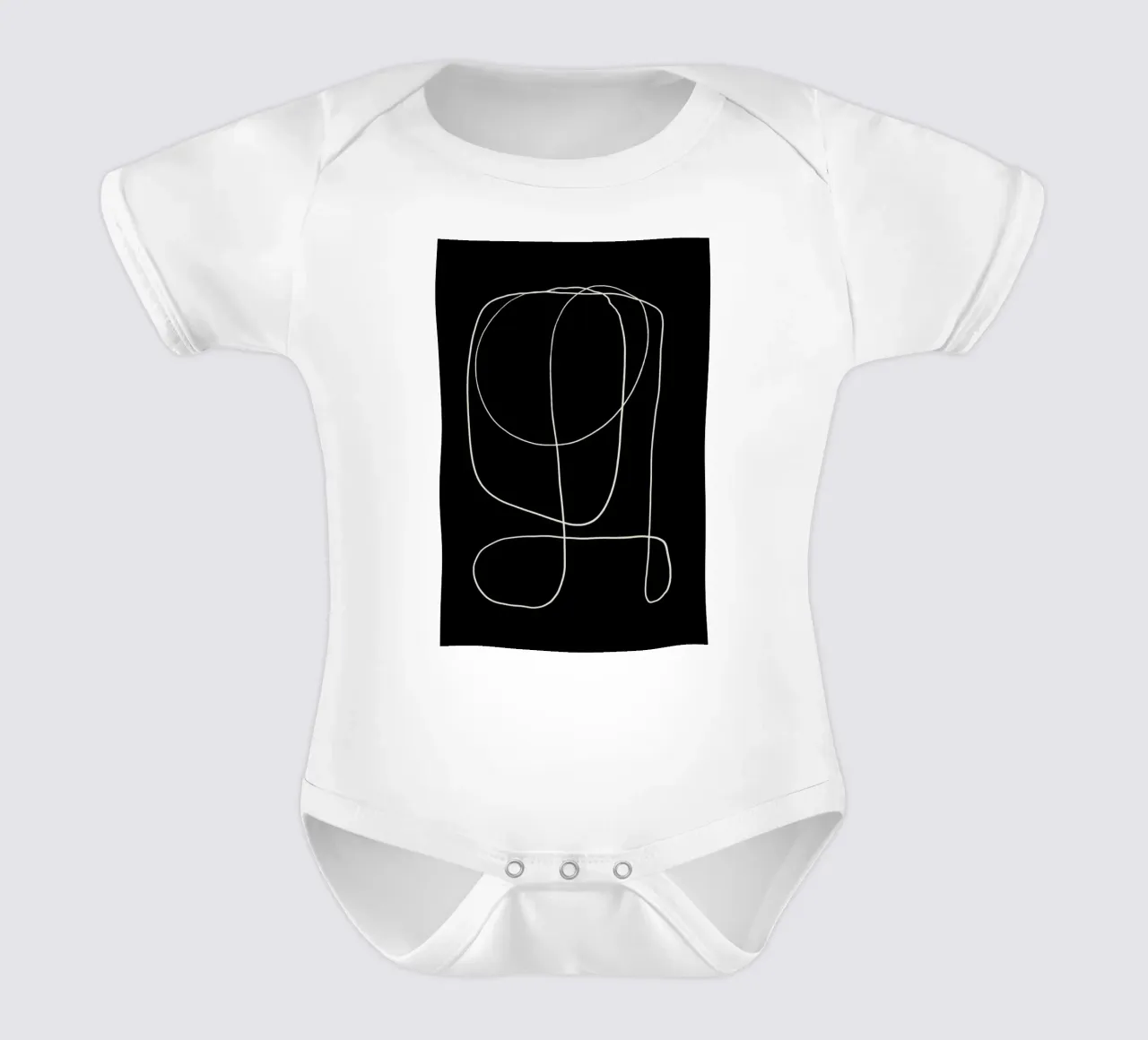 Illuminate II body neonato maniche corte da Graphite