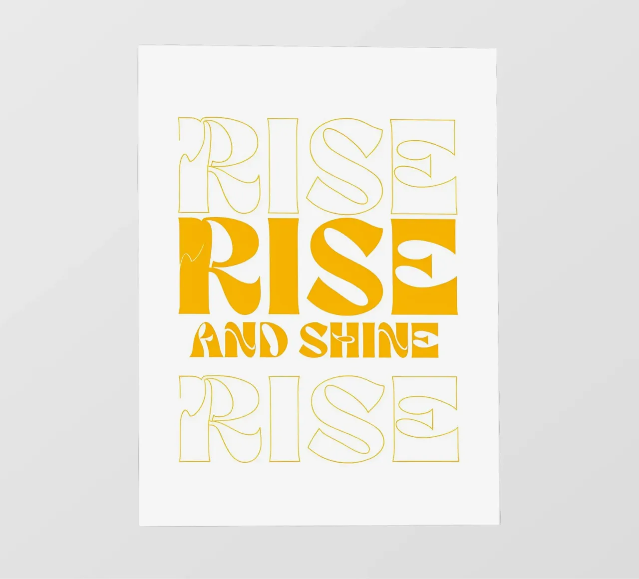 Svegliati e risplendi Retro pellicola backlit da inspirational quote