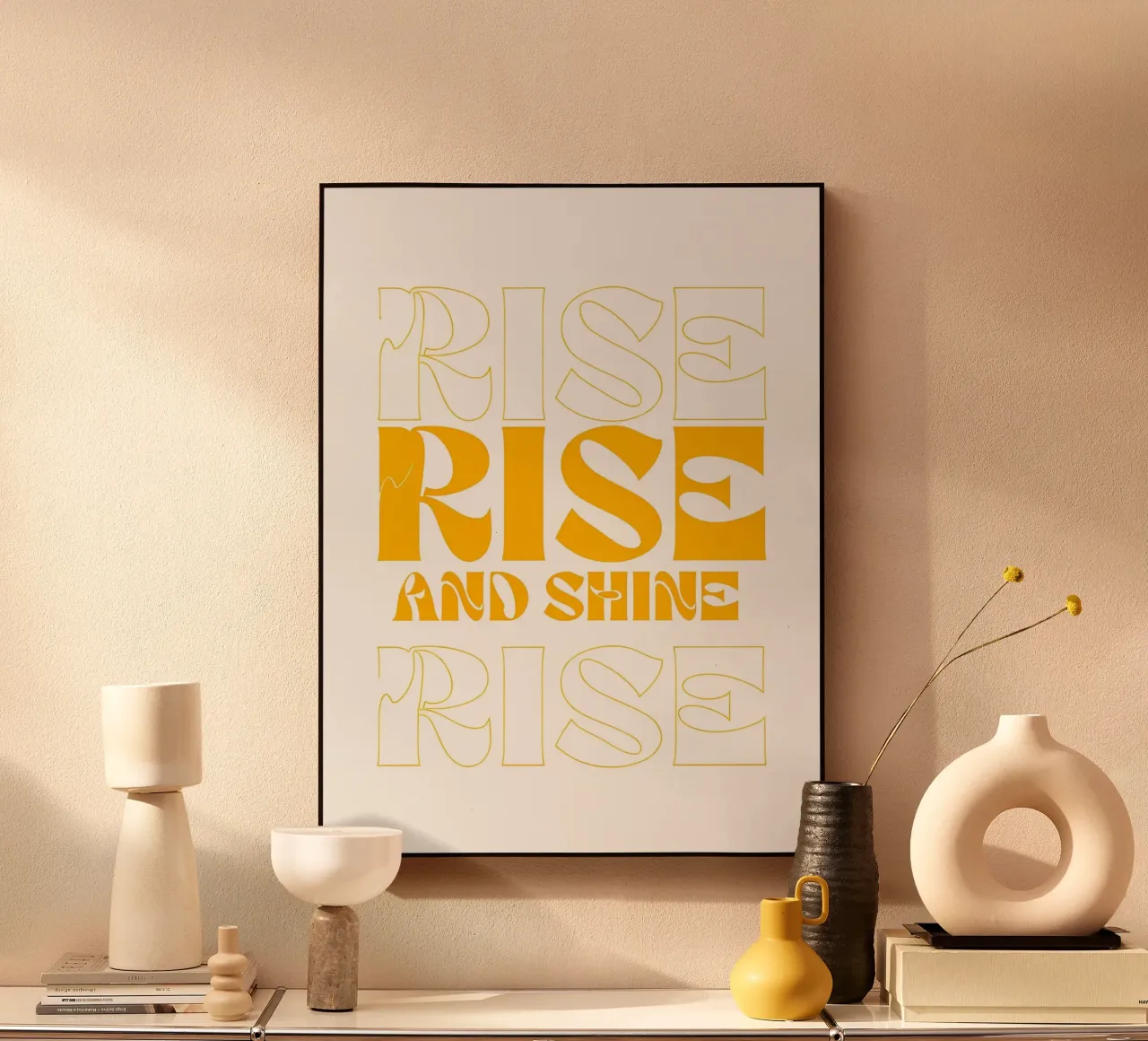 Svegliati e risplendi Retro alluminio dibond da inspirational quote