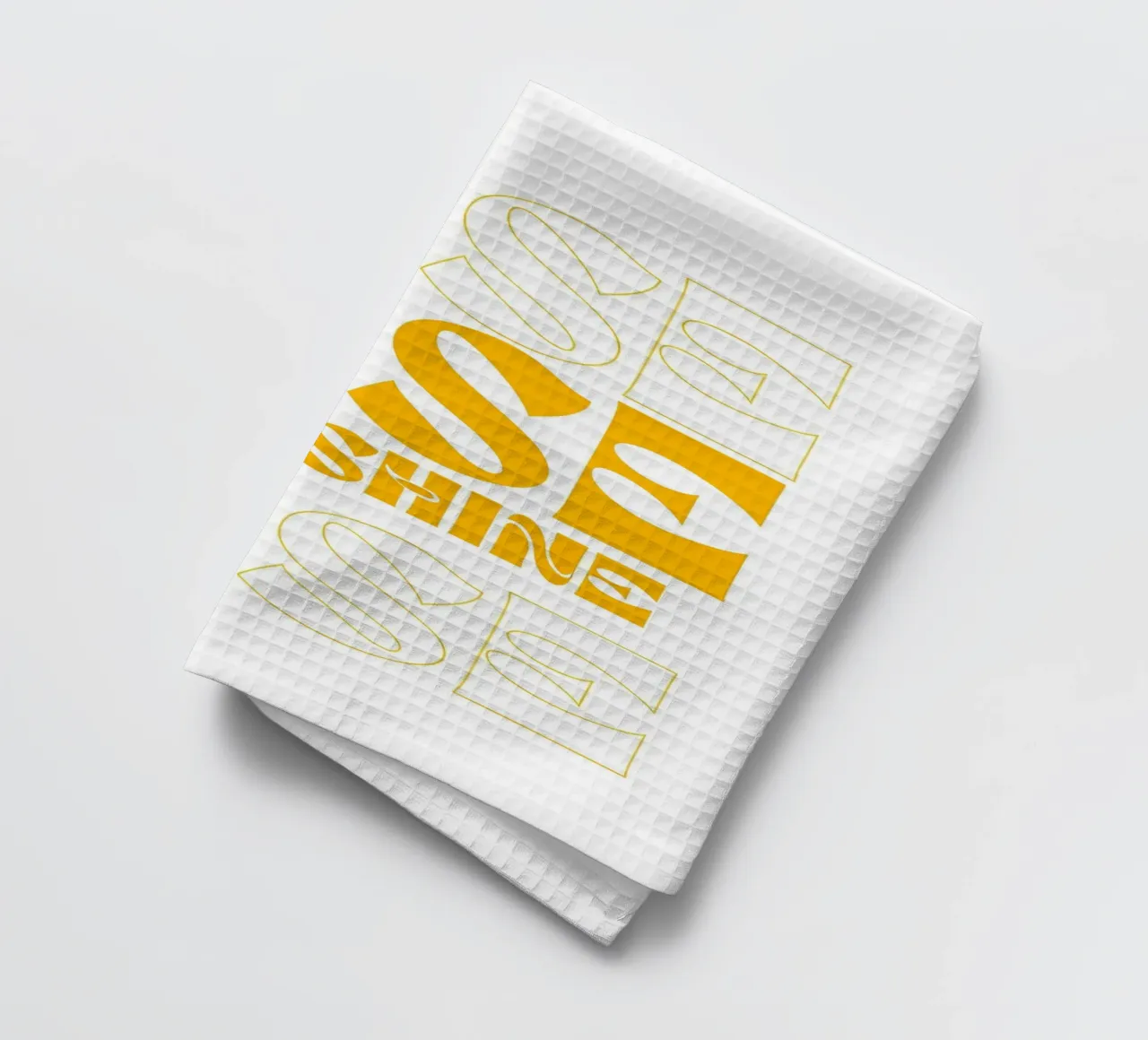 Rise and Shine Retro Geschirrtuch von inspirational quote