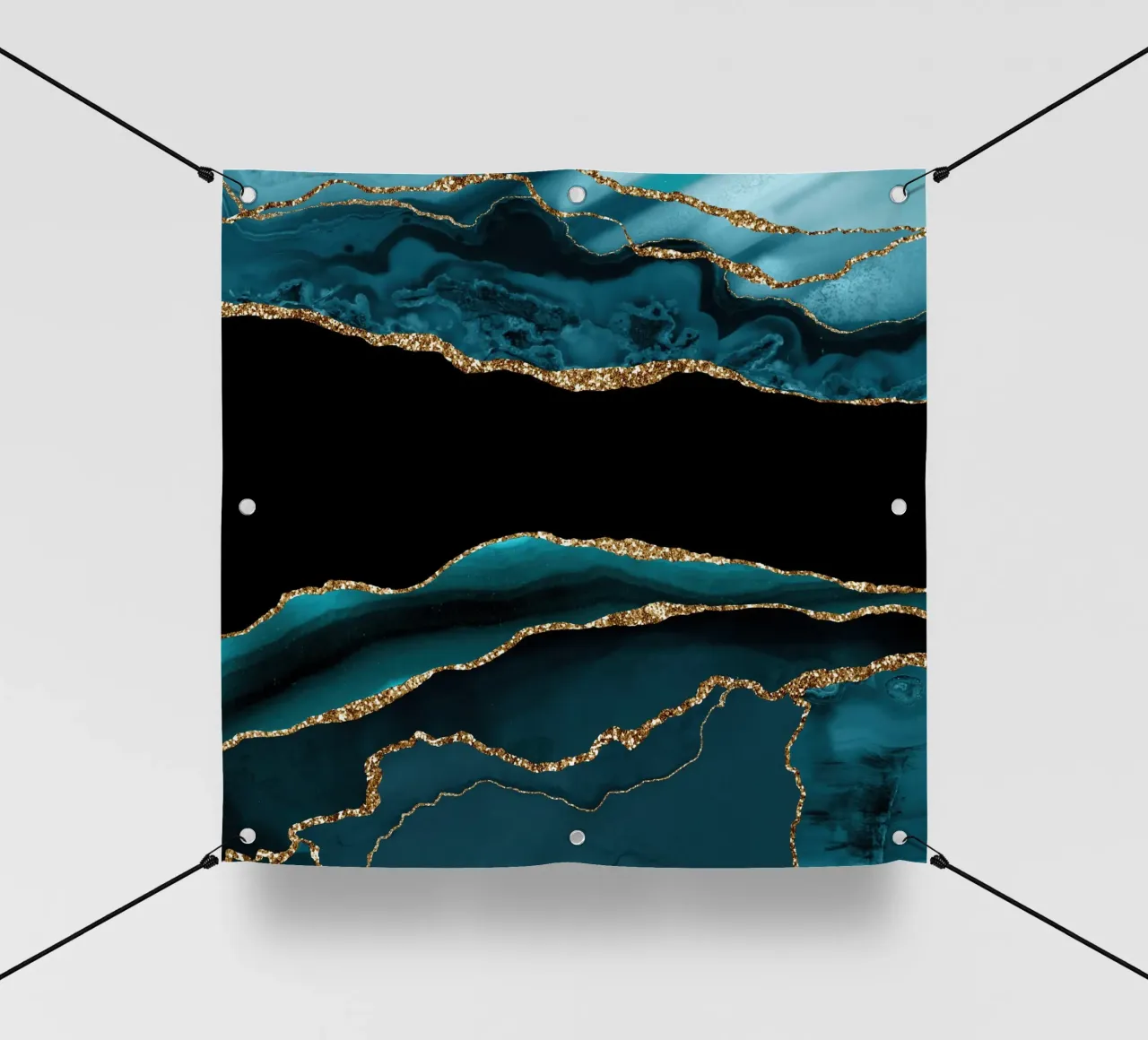 Texture agata oro e verde acqua 11 telo in pvc da Gemstone Textures