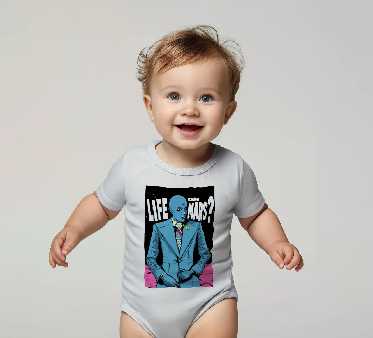 Mars babyrompertje korte mouwen van Butcher Billy