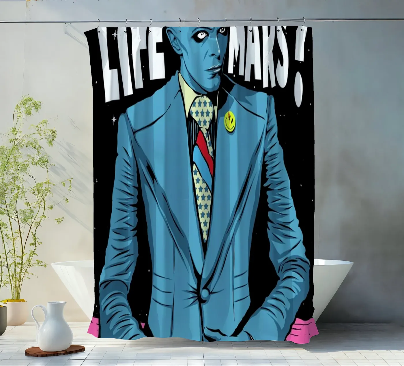 Mars douchegordijn van Butcher Billy