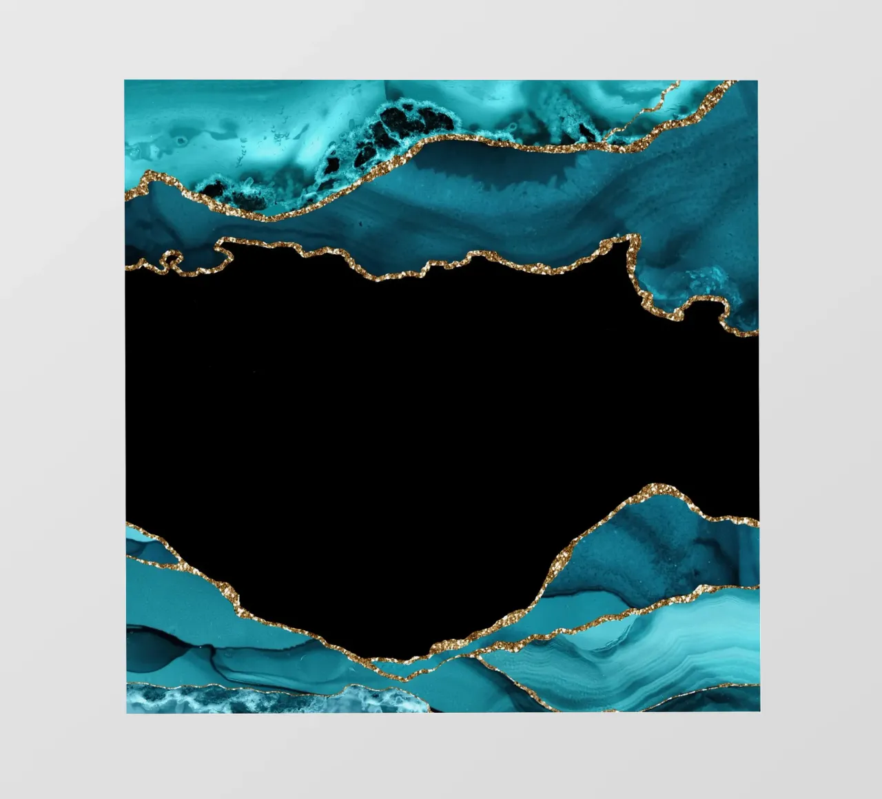 Texture agata verde acqua e oro 17 telo in pvc da Gemstone Textures