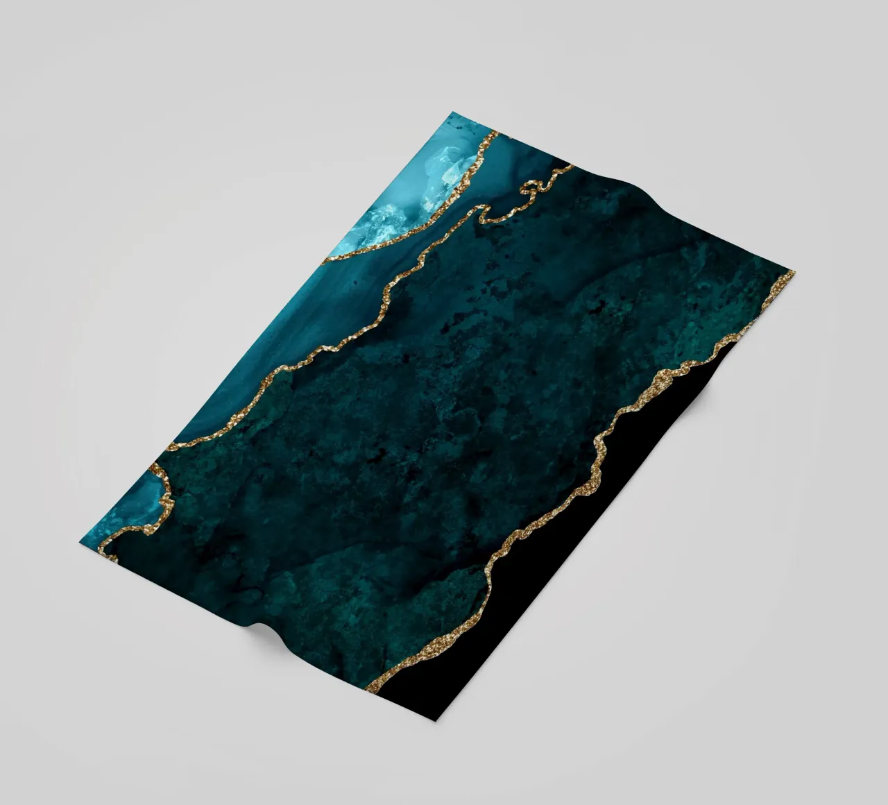 Texture agata verde e oro 18 telo mare da Gemstone Textures