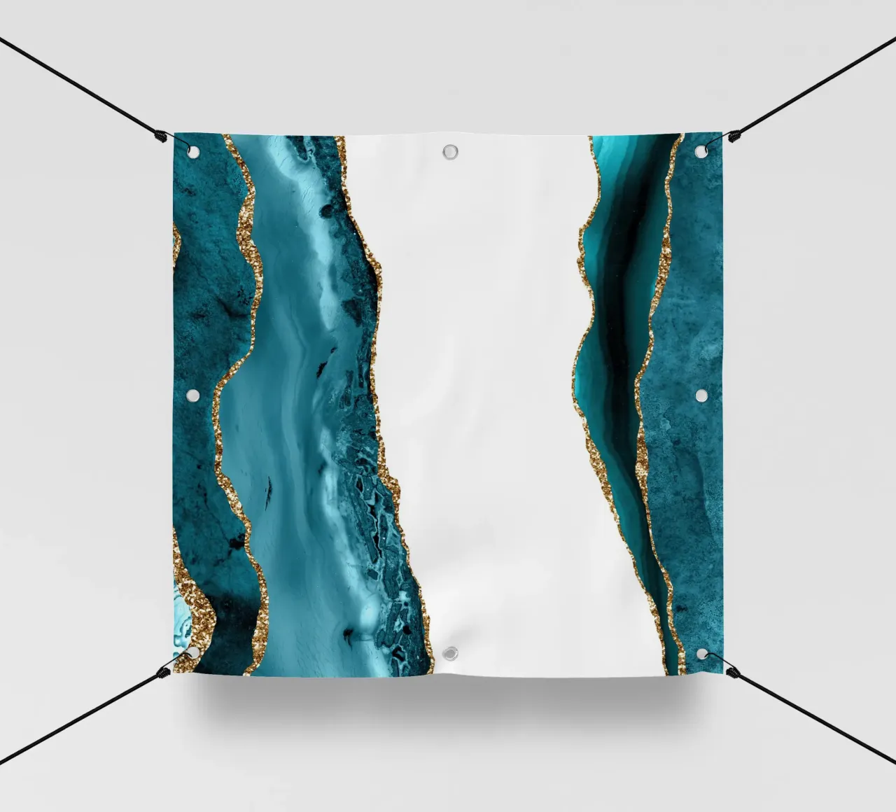 Texture Agata verde e oro 20 telo in pvc da Gemstone Textures