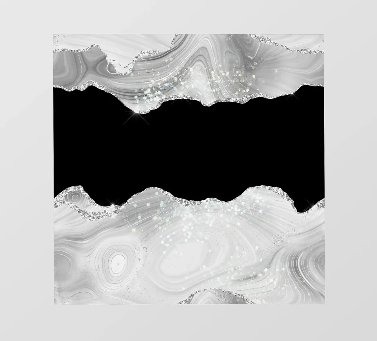 Texture Agata Glitterata Bianca e Argento 01 pellicola backlit da Gemstone Textures