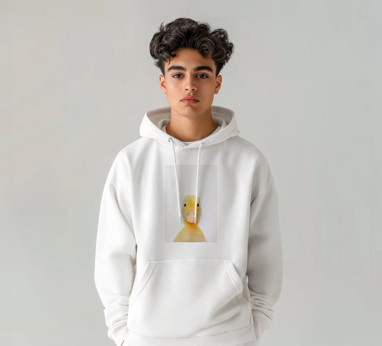 Duckling felpa con cappuccio da Paws & Claws