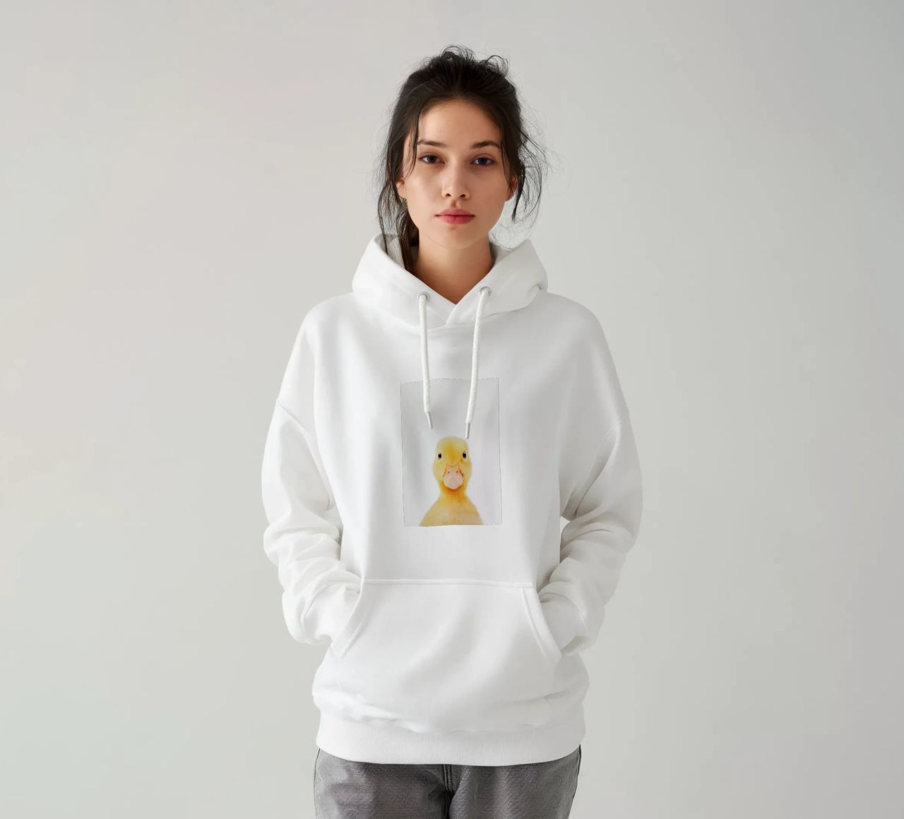 Duckling felpa con cappuccio da Paws & Claws