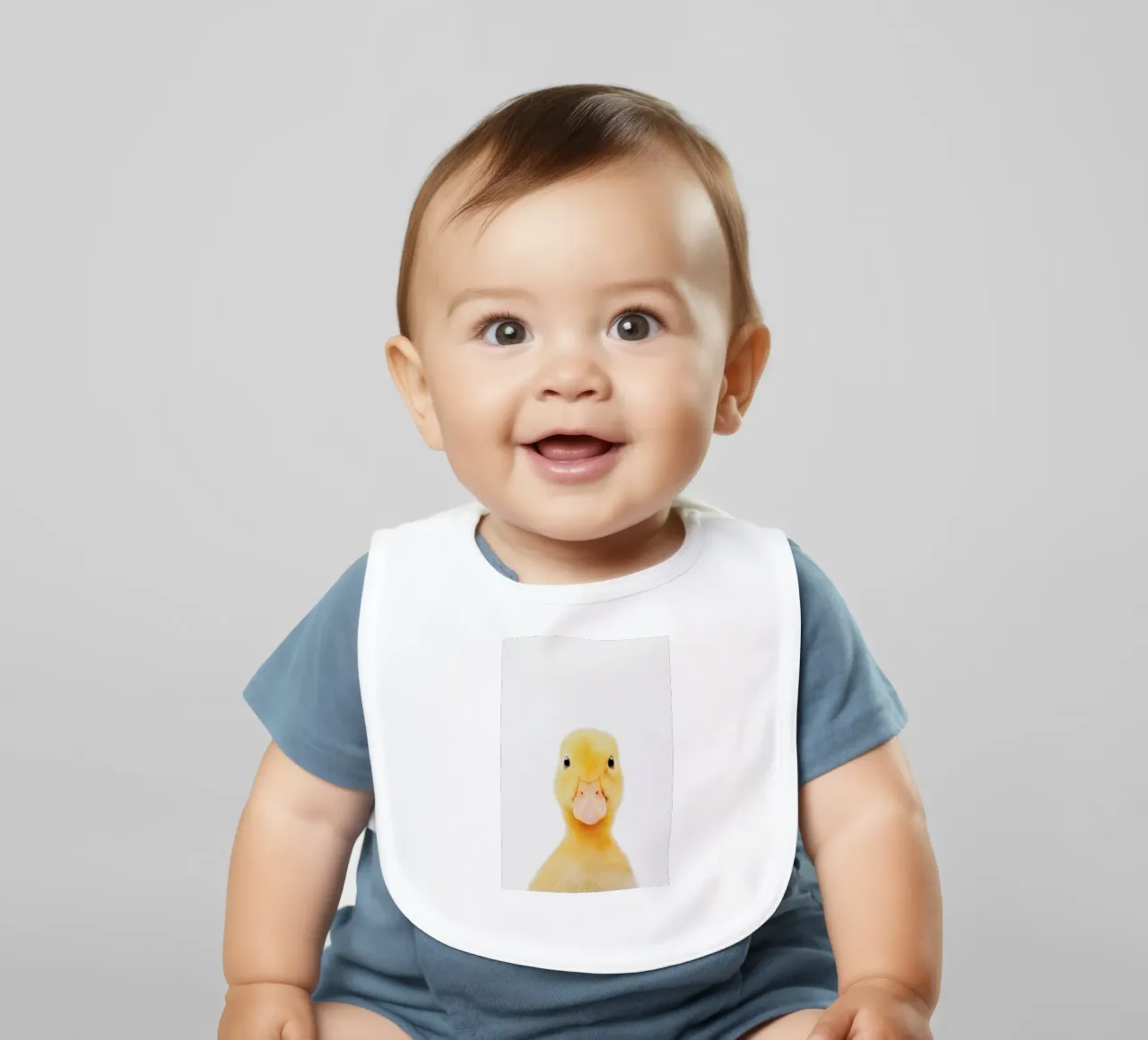 Duckling baby bib by Paws & Claws