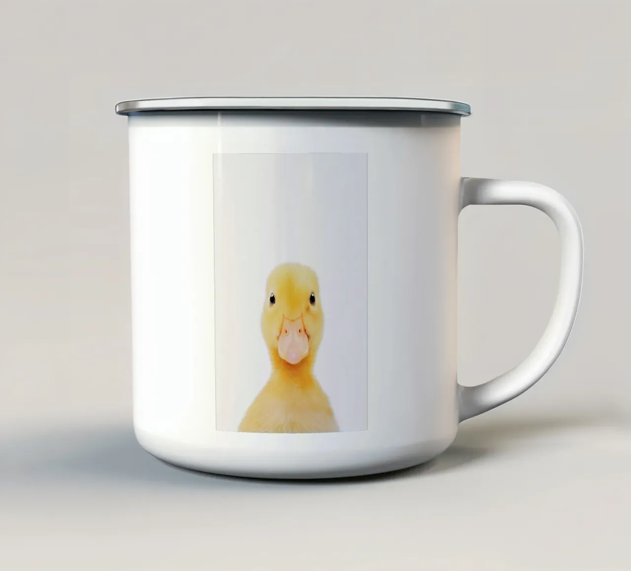 Duckling taza de esmalte de Paws & Claws