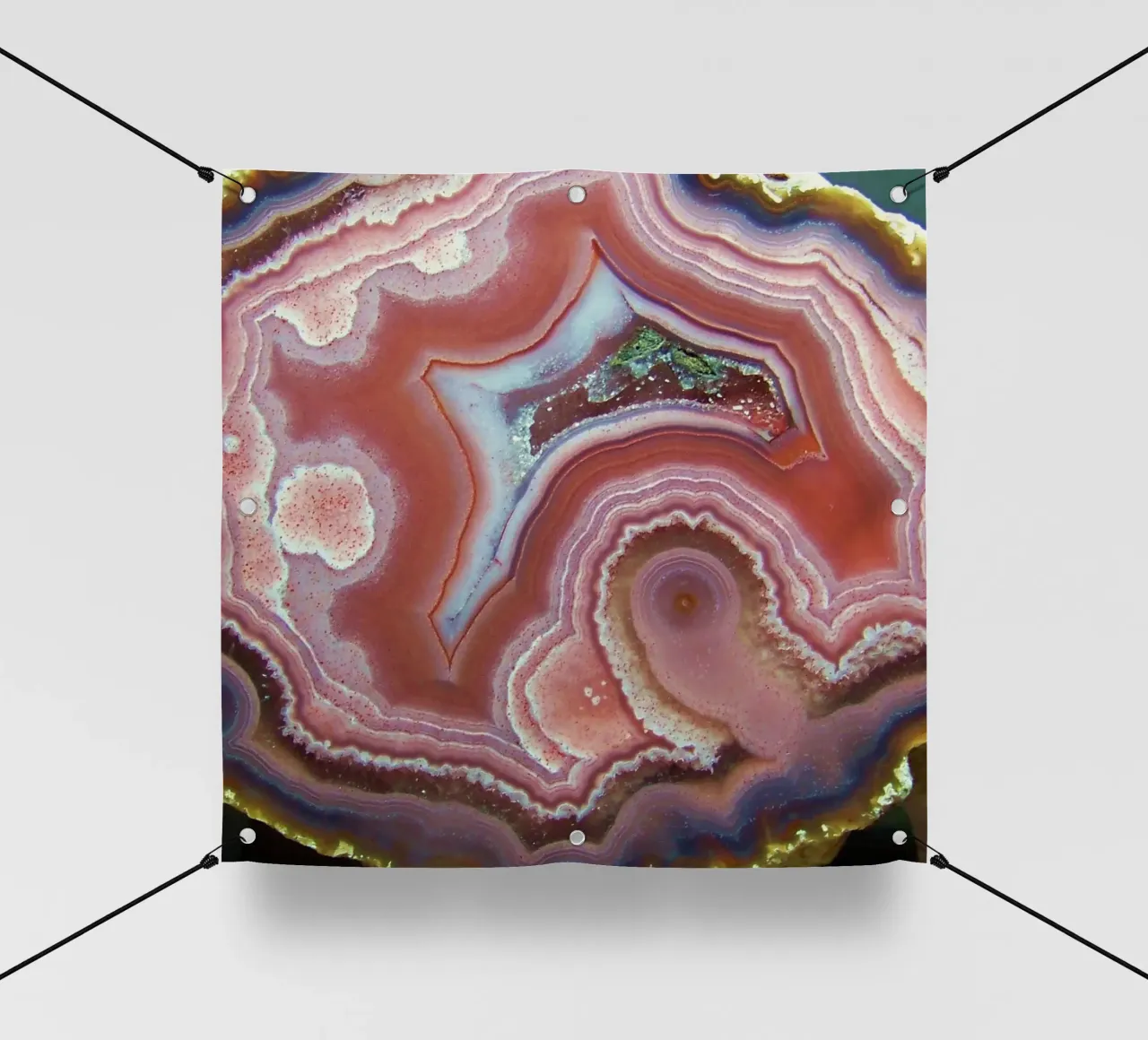Texture fetta d'agata 31 telo in pvc da Gemstone Textures