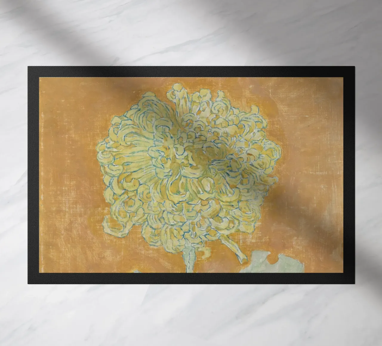 Piet - Mondrian Chrysanthemum - Blume zerbino da Second Canvas