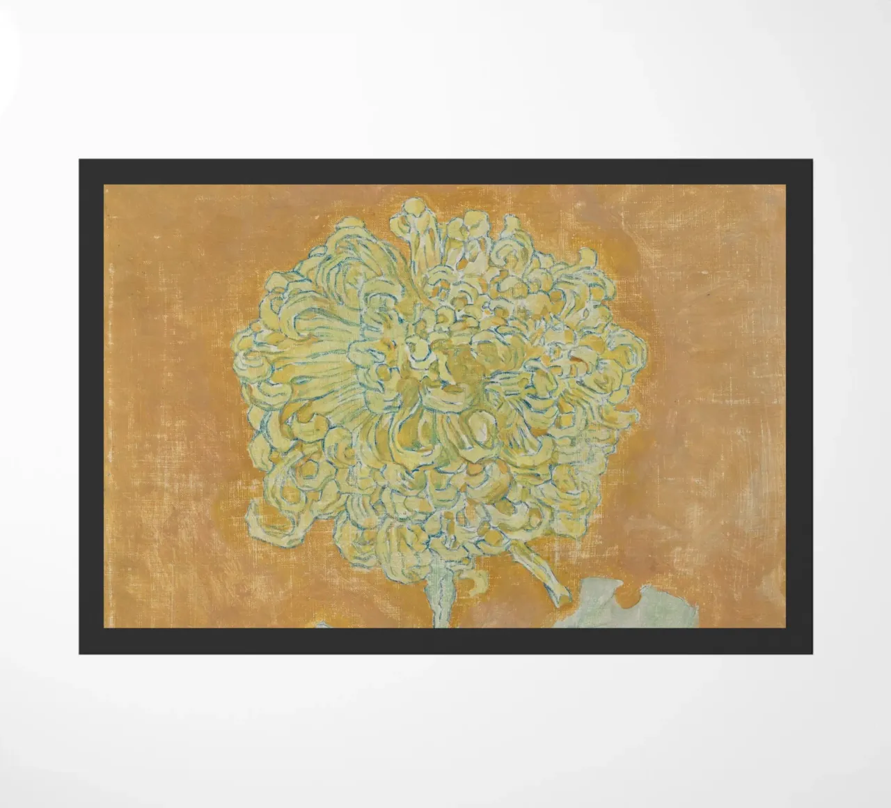 Piet - Mondrian Chrysanthemum - Blume zerbino da Second Canvas