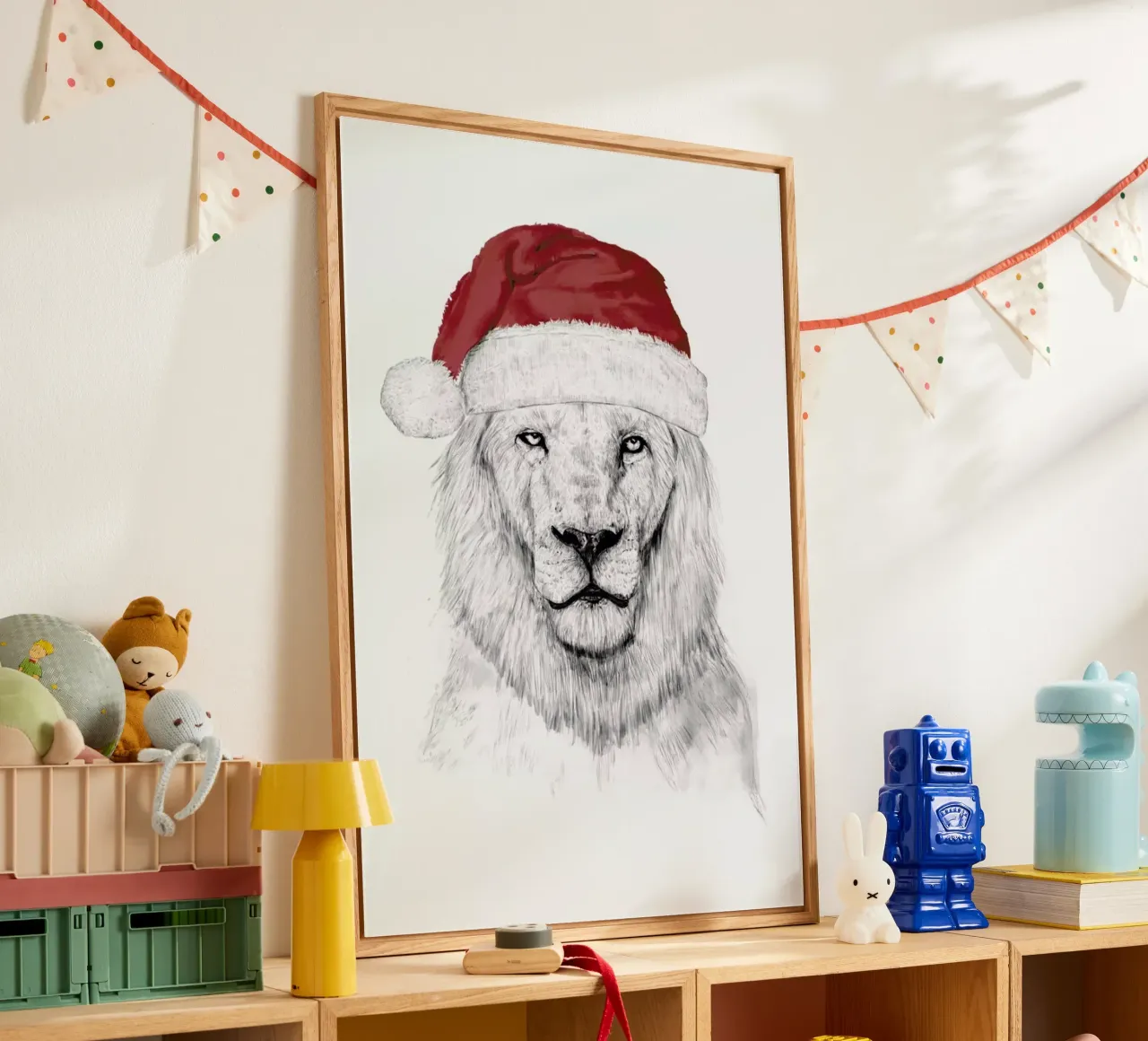 Santa Lion plexiglass da Balazs Solti