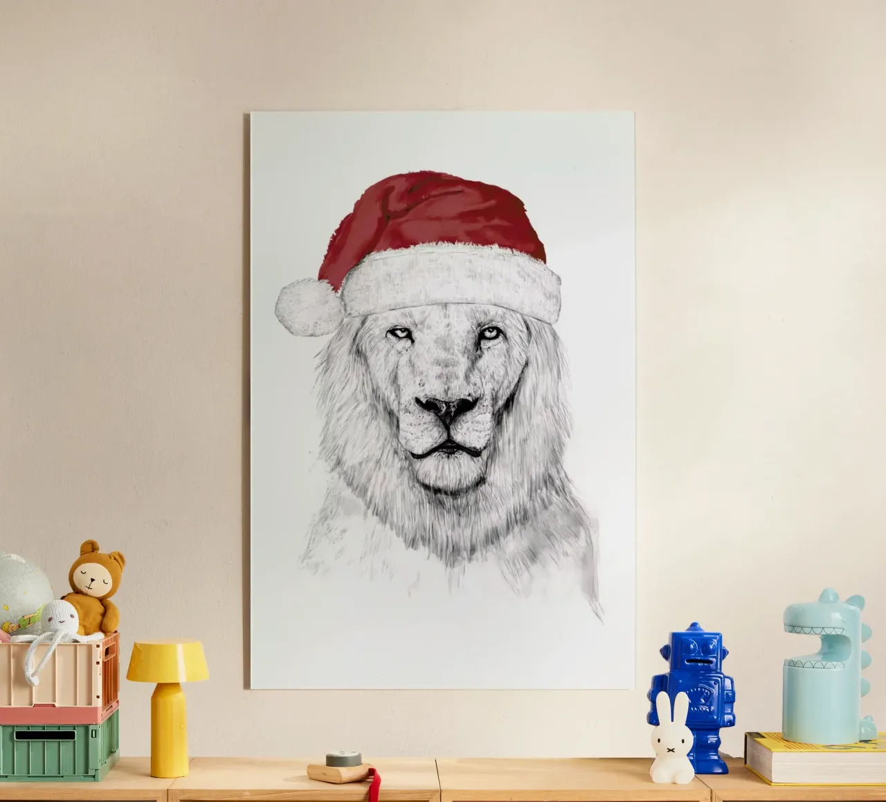 Santa Lion plexiglass da Balazs Solti