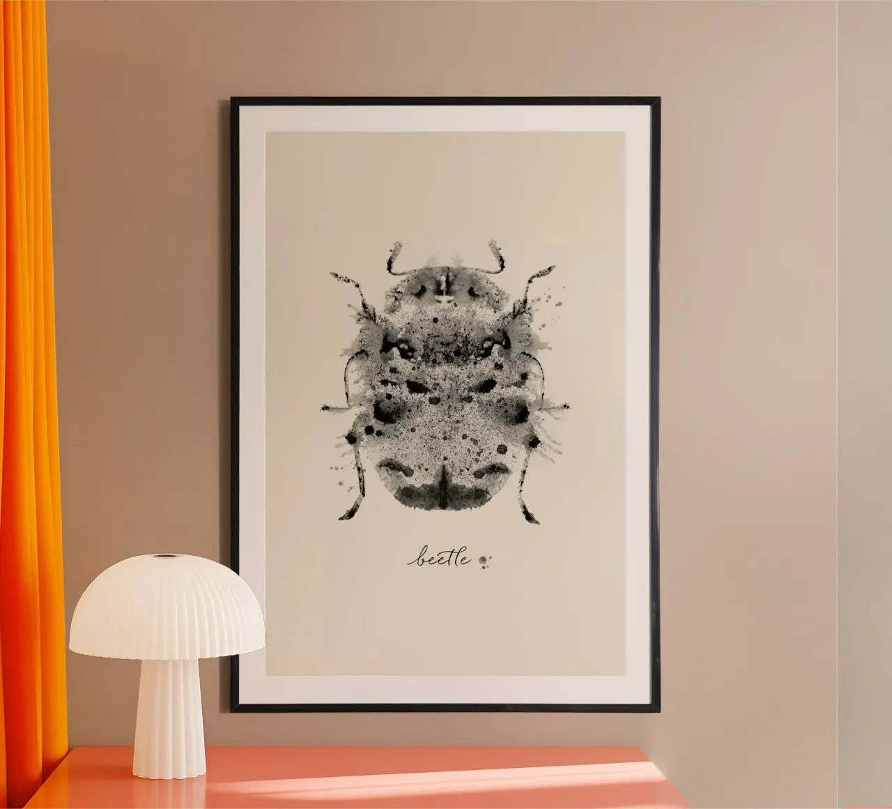 Ink Beetle Greyscale carta hahnemühle da Flora & Fauna
