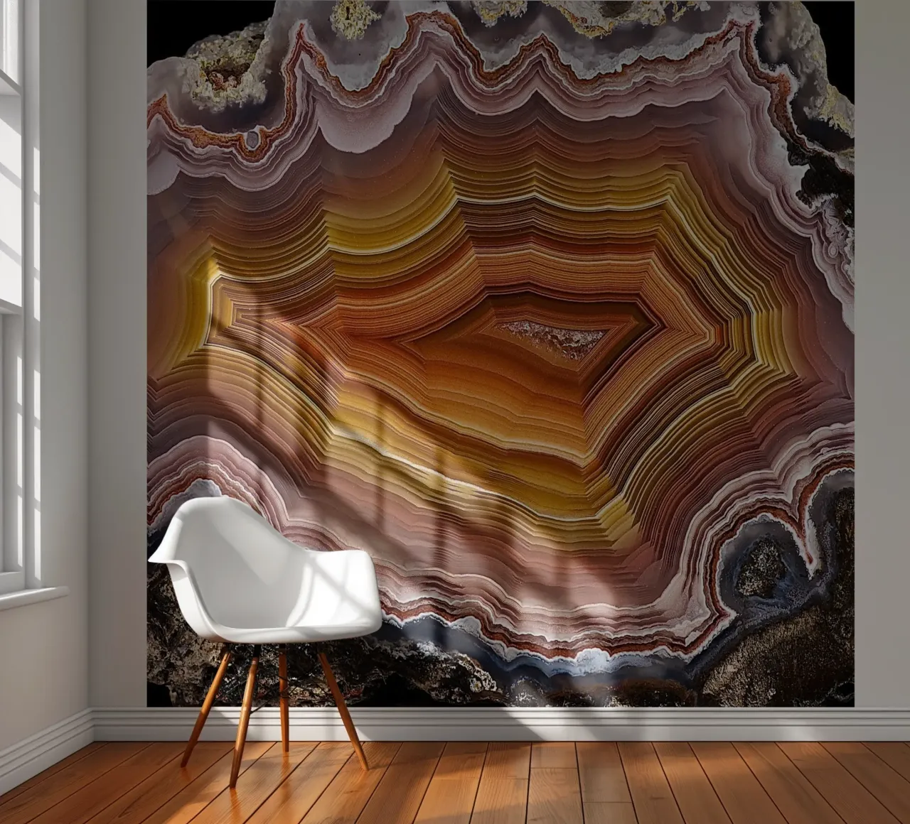 Agate Slice Texture 34 photo wallpaper by Gemstone Textures