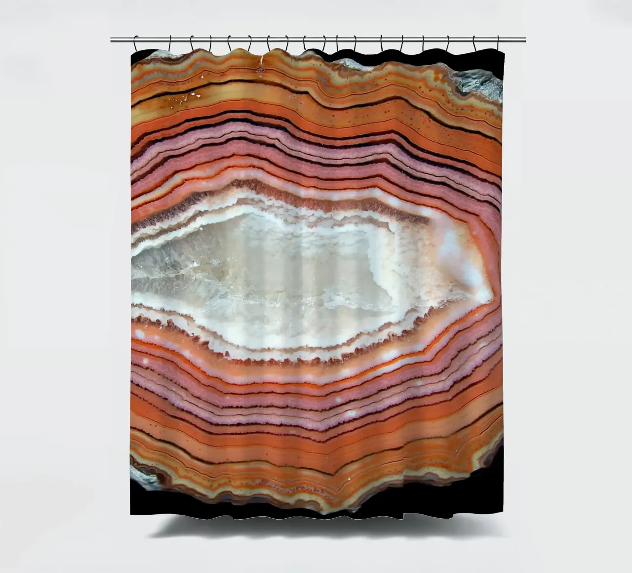Texture fetta d'agata 38 tenda da doccia da Gemstone Textures