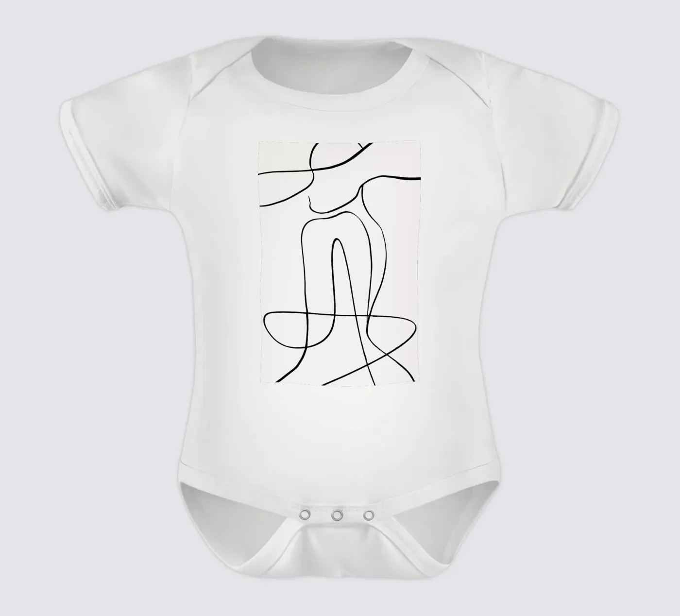 Icon 2 short-sleeve baby romper by Graphite
