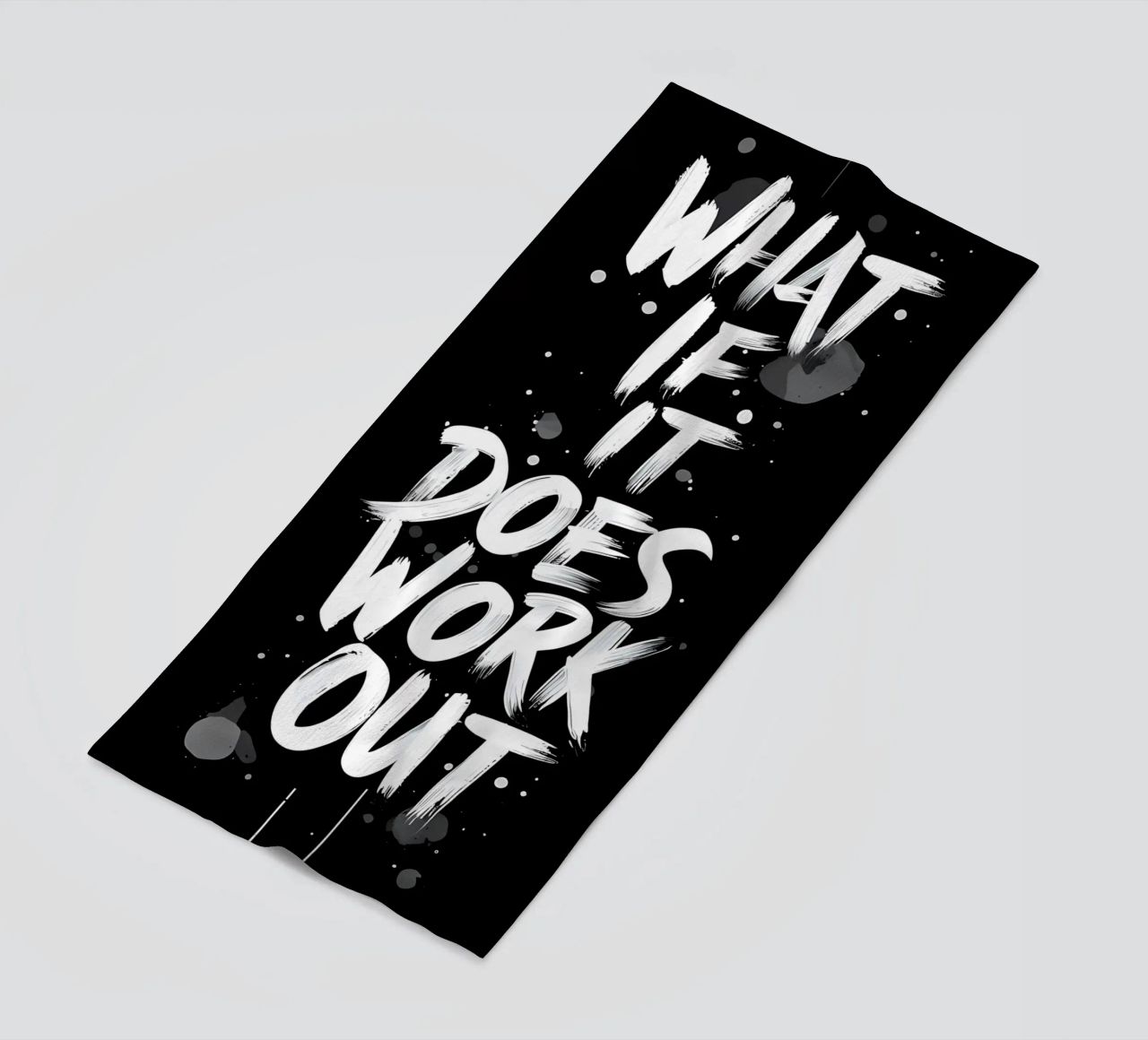 E se funziona? telo mare da inspirational quote