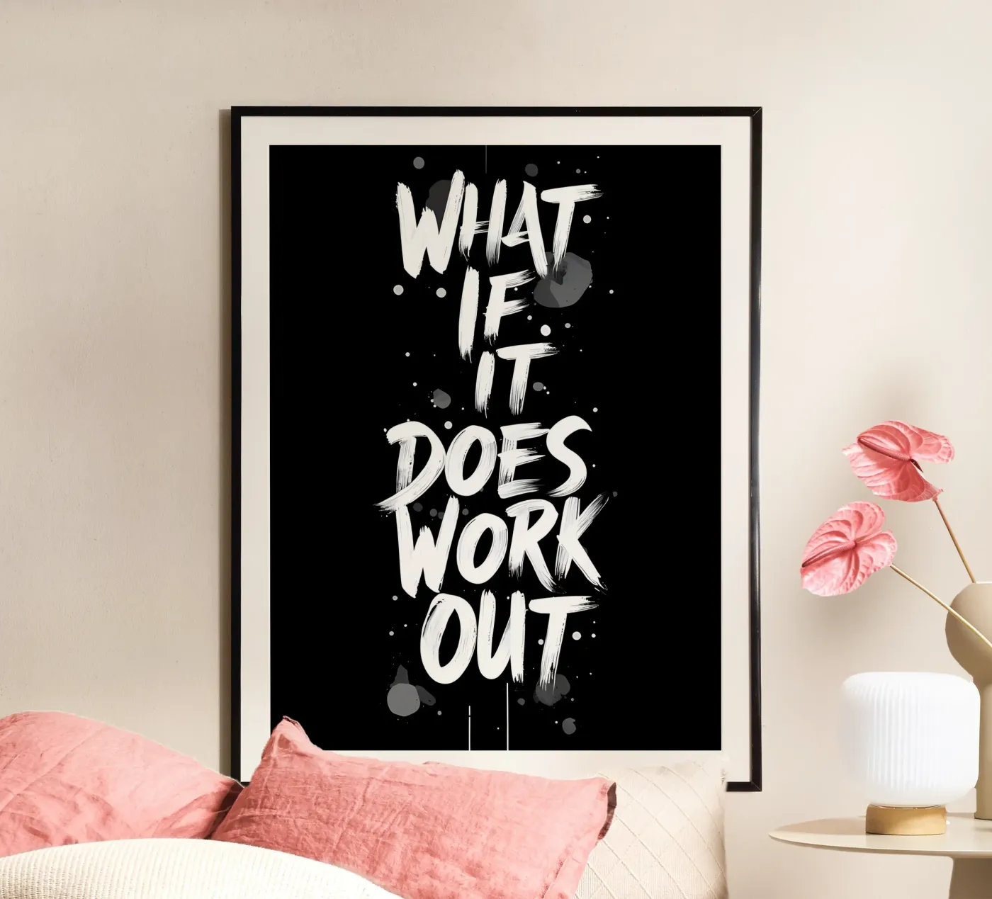E se funziona? poster da inspirational quote