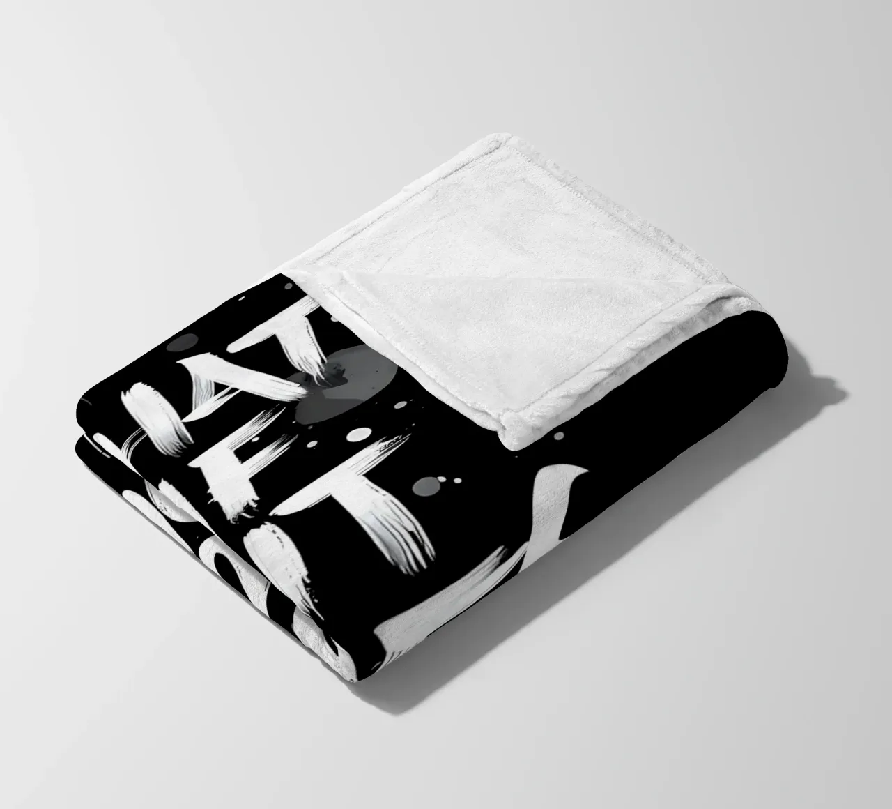 Wat als het wel lukt? fleecedeken van inspirational quote