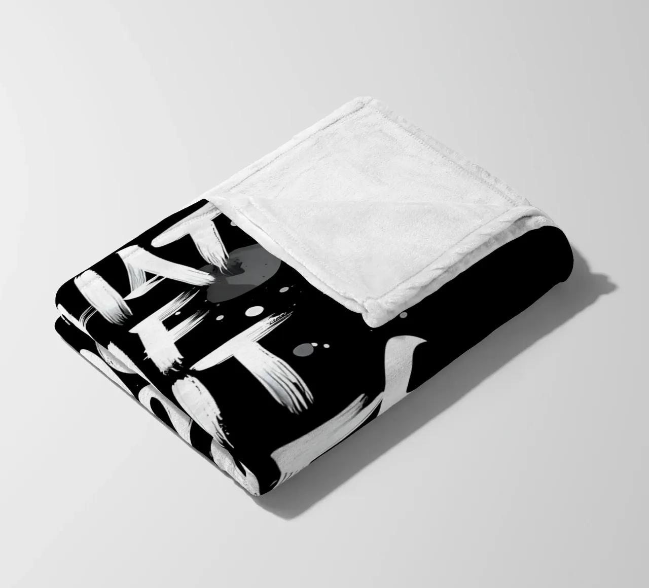 Wat als het wel lukt? fleecedeken van inspirational quote