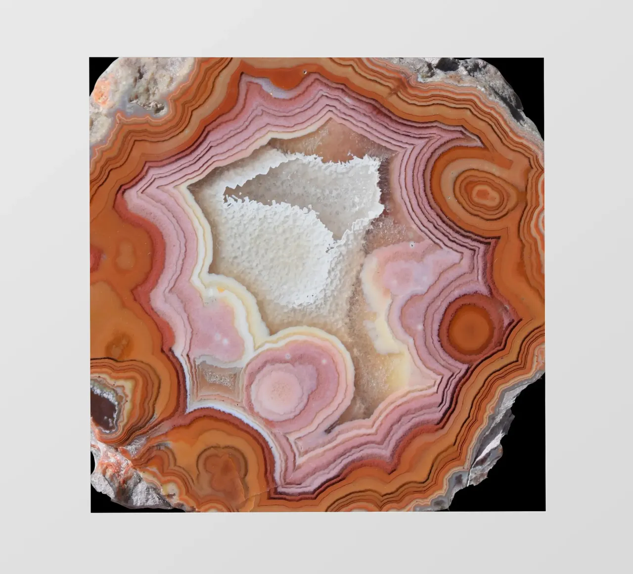 Texture fetta d'agata 42 telo in pvc da Gemstone Textures
