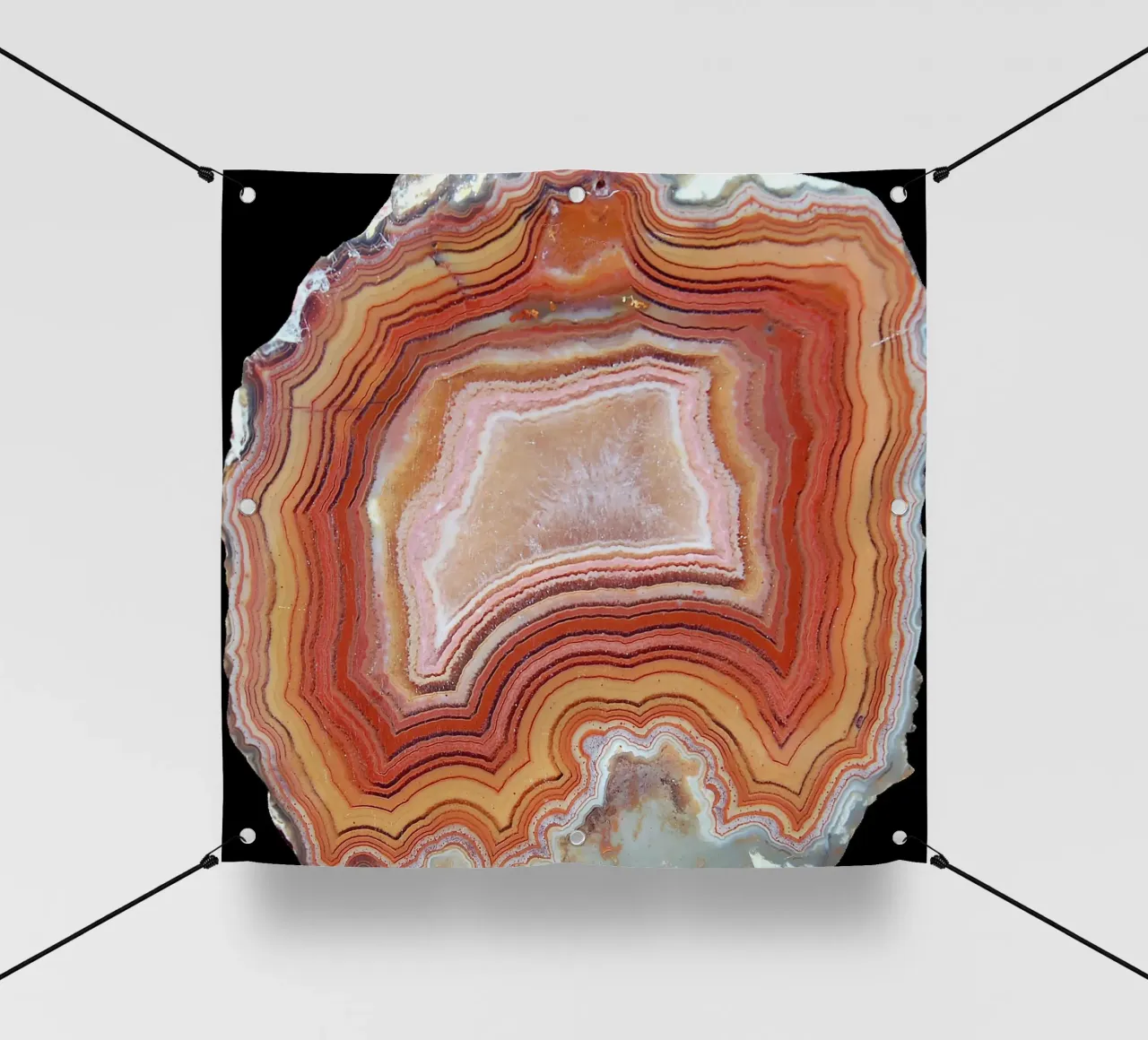 Texture fetta d'agata 43 telo in pvc da Gemstone Textures