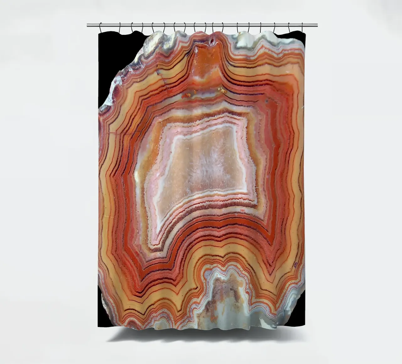 Texture fetta d'agata 43 tenda da doccia da Gemstone Textures