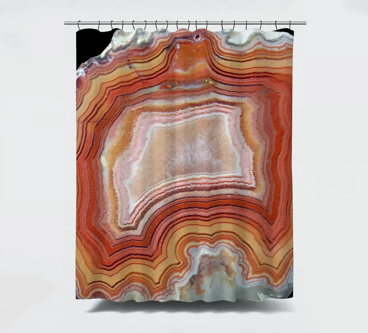 Texture fetta d'agata 43 tenda da doccia da Gemstone Textures