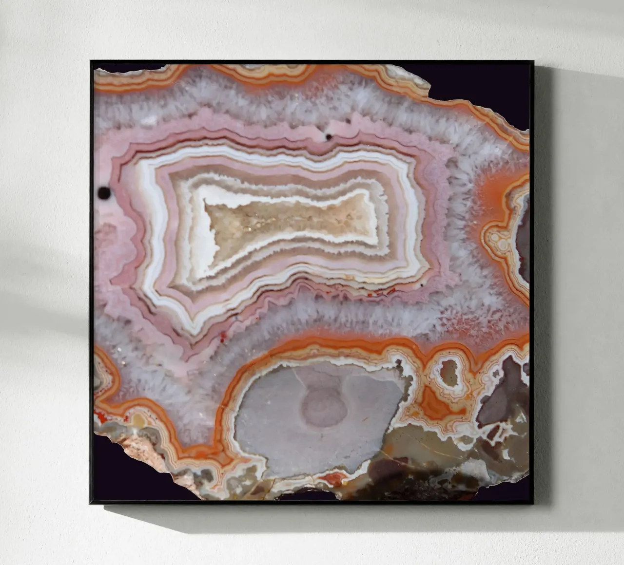 Texture fetta d'agata 44 plexiglass da Gemstone Textures