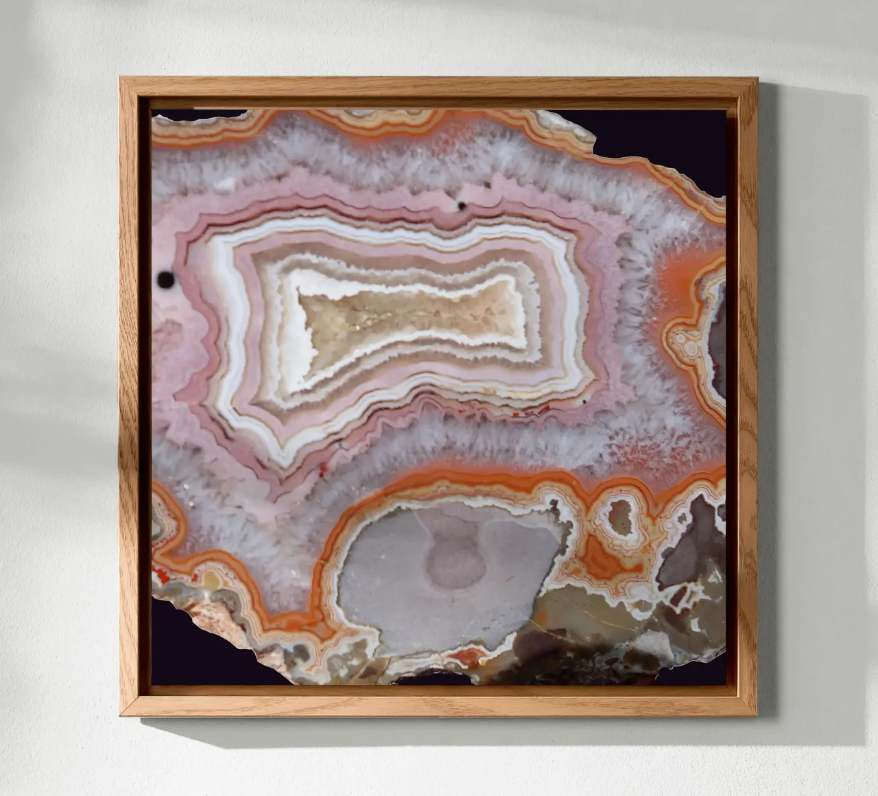 Texture fetta d'agata 44 alluminio dibond da Gemstone Textures