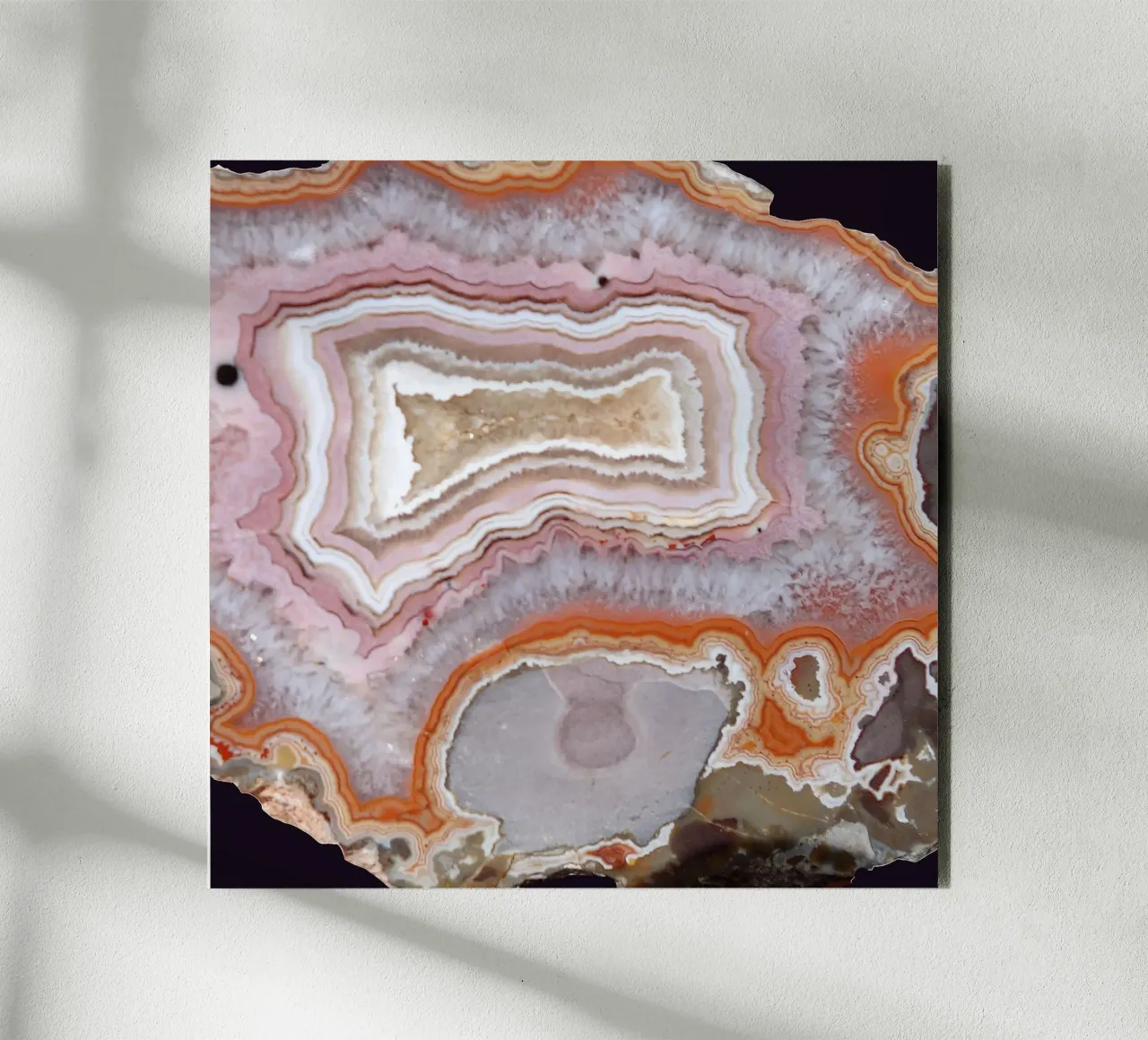 Texture fetta d'agata 44 alluminio dibond da Gemstone Textures