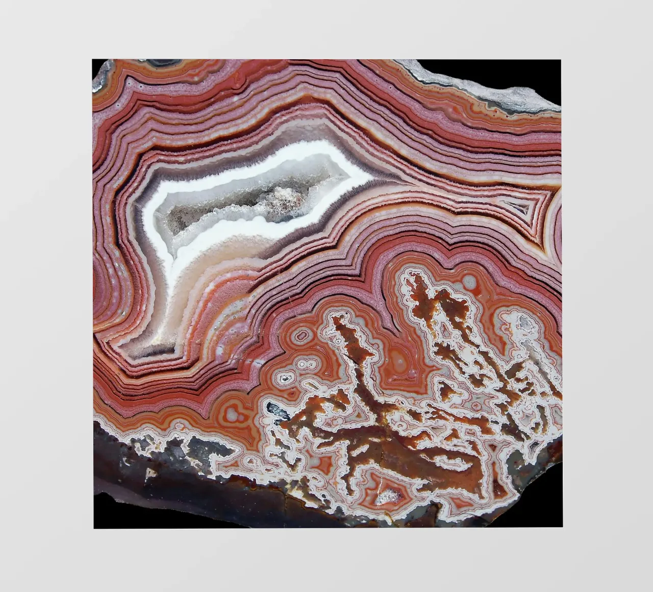Texture fetta d'agata 45 telo in pvc da Gemstone Textures