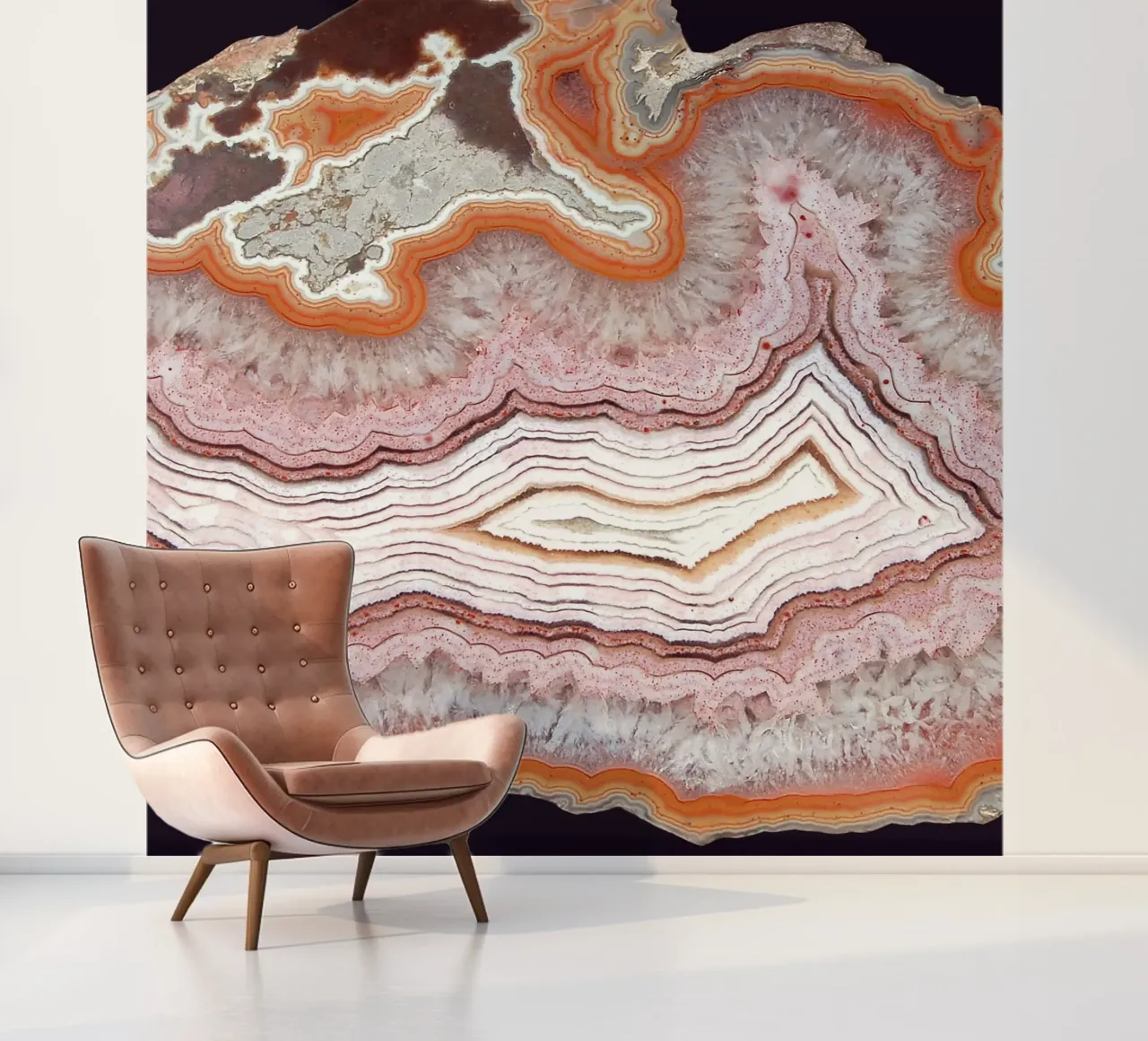 Agate Slice Texture 46 photo wallpaper by Gemstone Textures