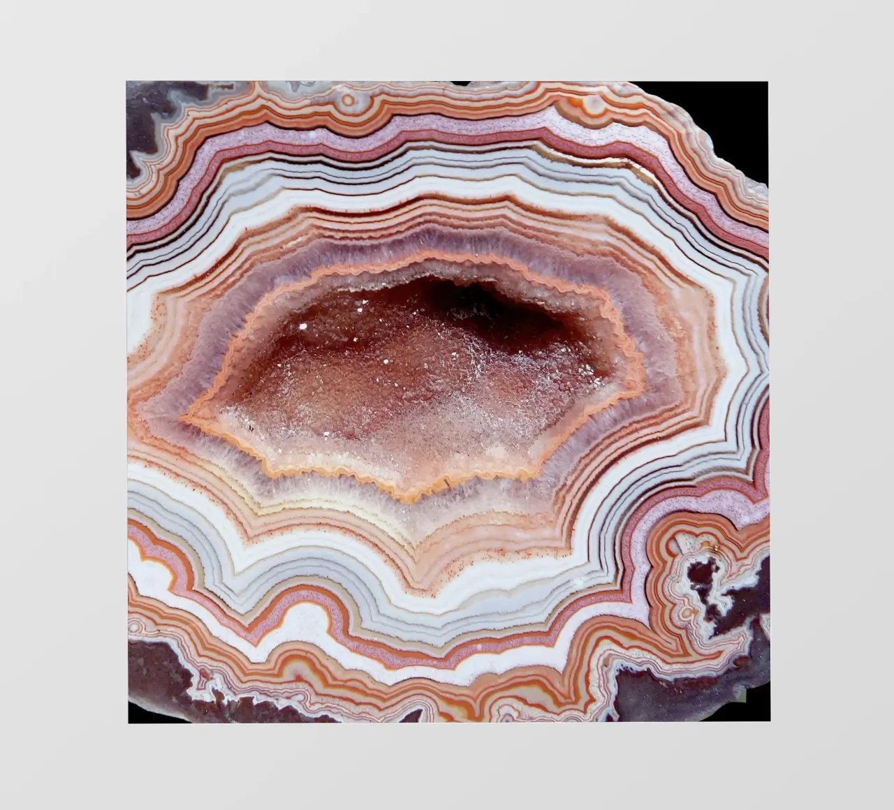 Texture fetta d'agata 47 telo in pvc da Gemstone Textures