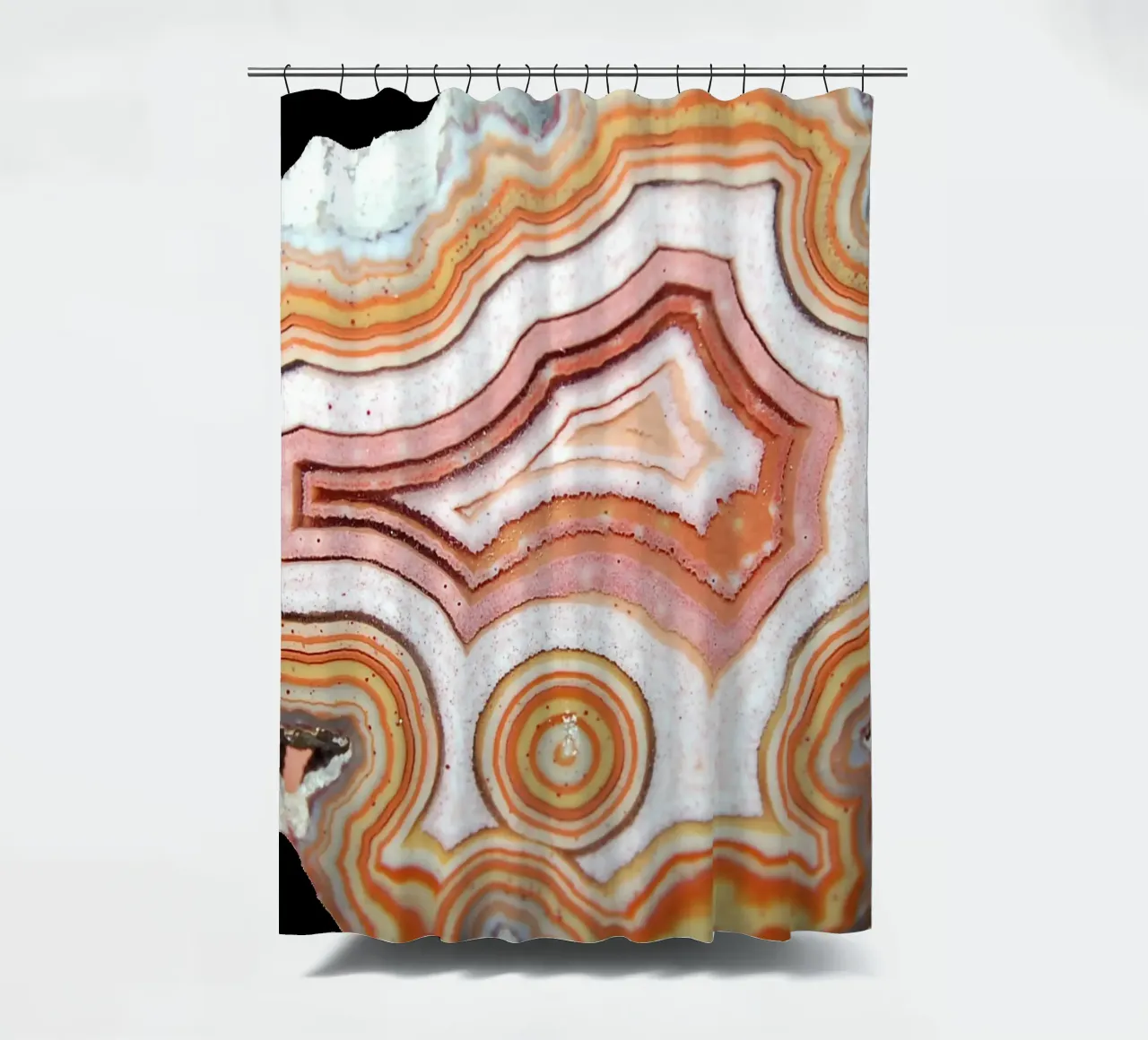 Texture fetta d'agata 48 tenda da doccia da Gemstone Textures