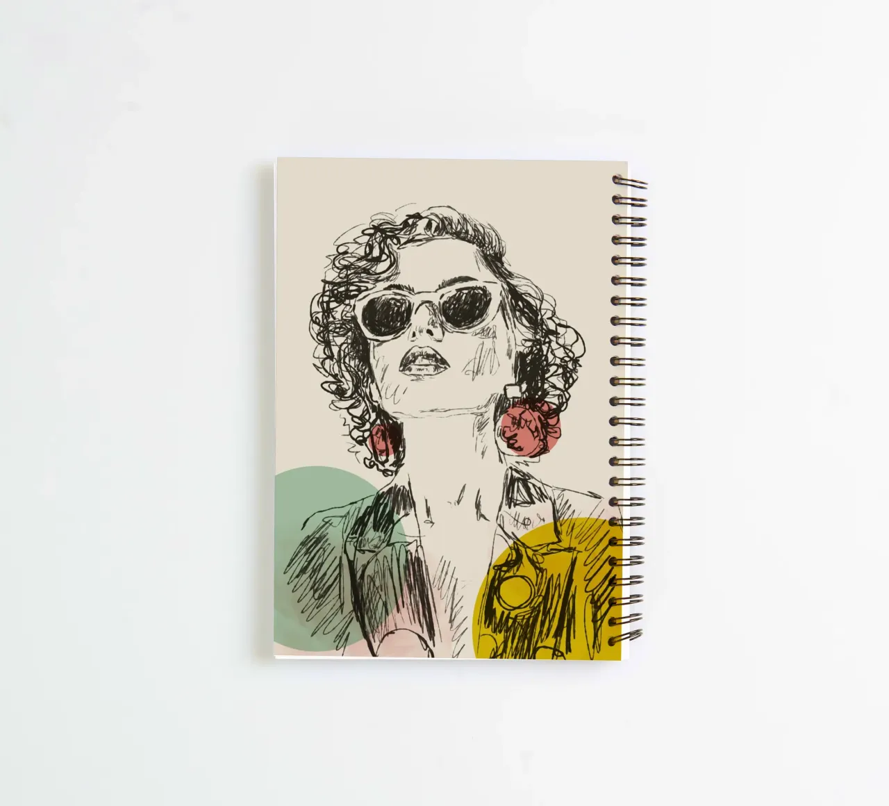 Vintage Vibes spiral notebook by Indigo Rain